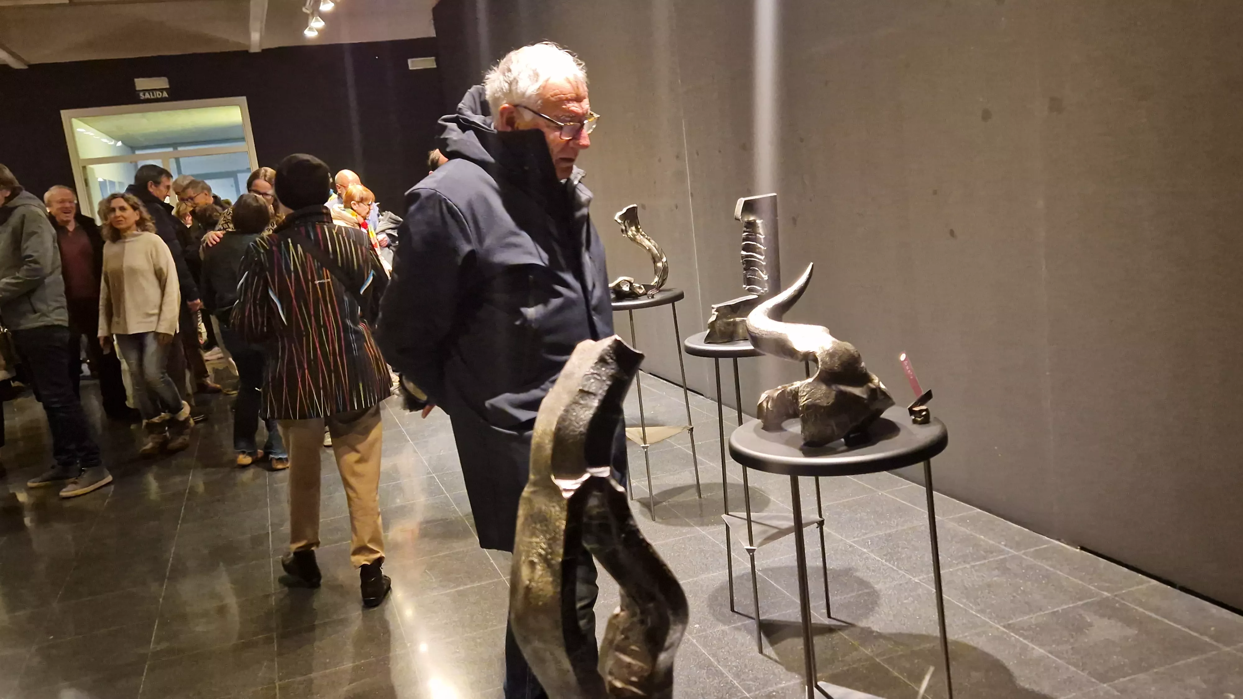 Exposición de Francisco Gracia Lasaosa en el Centro Manuel Benito. Foto Myriam Martínez