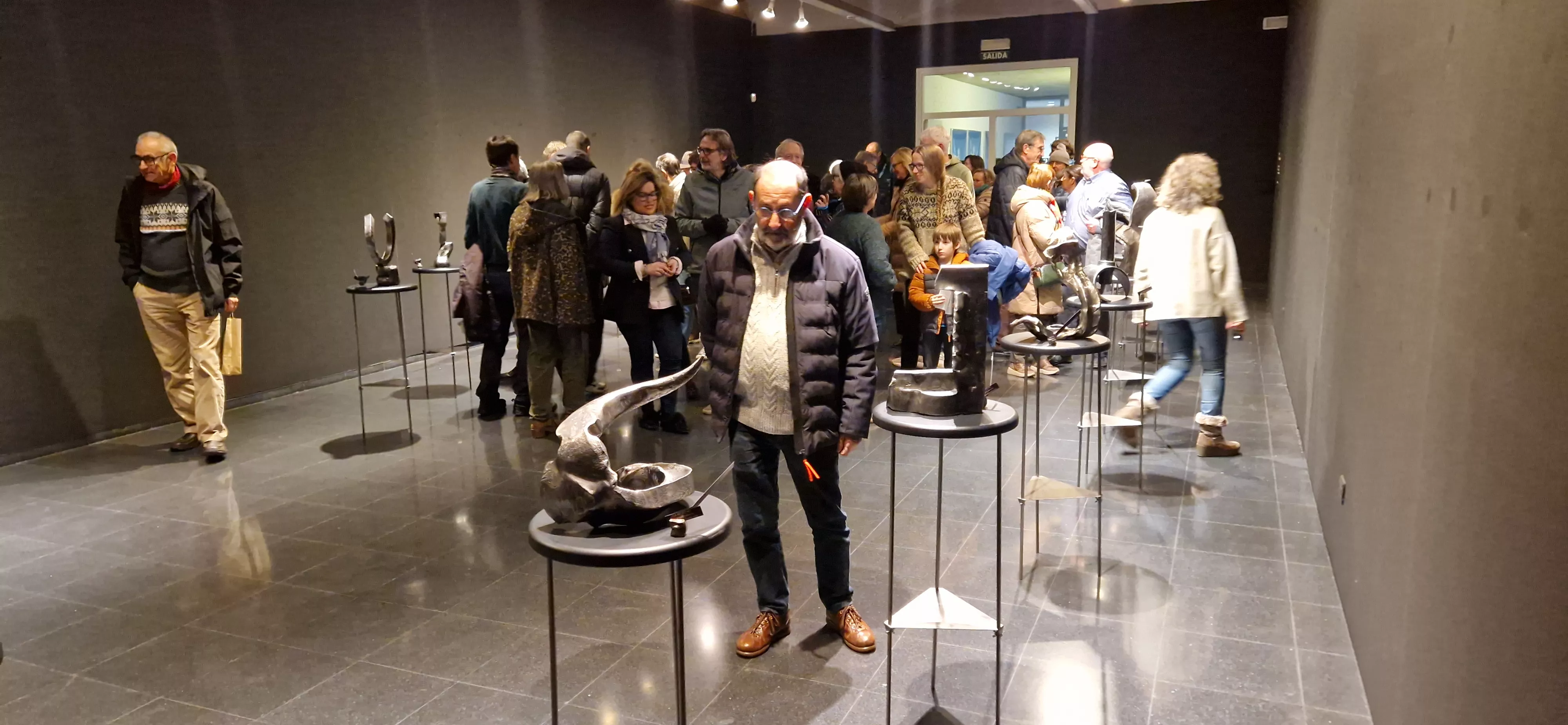 Exposición de Francisco Gracia Lasaosa en el Centro Manuel Benito. Foto Myriam Martínez