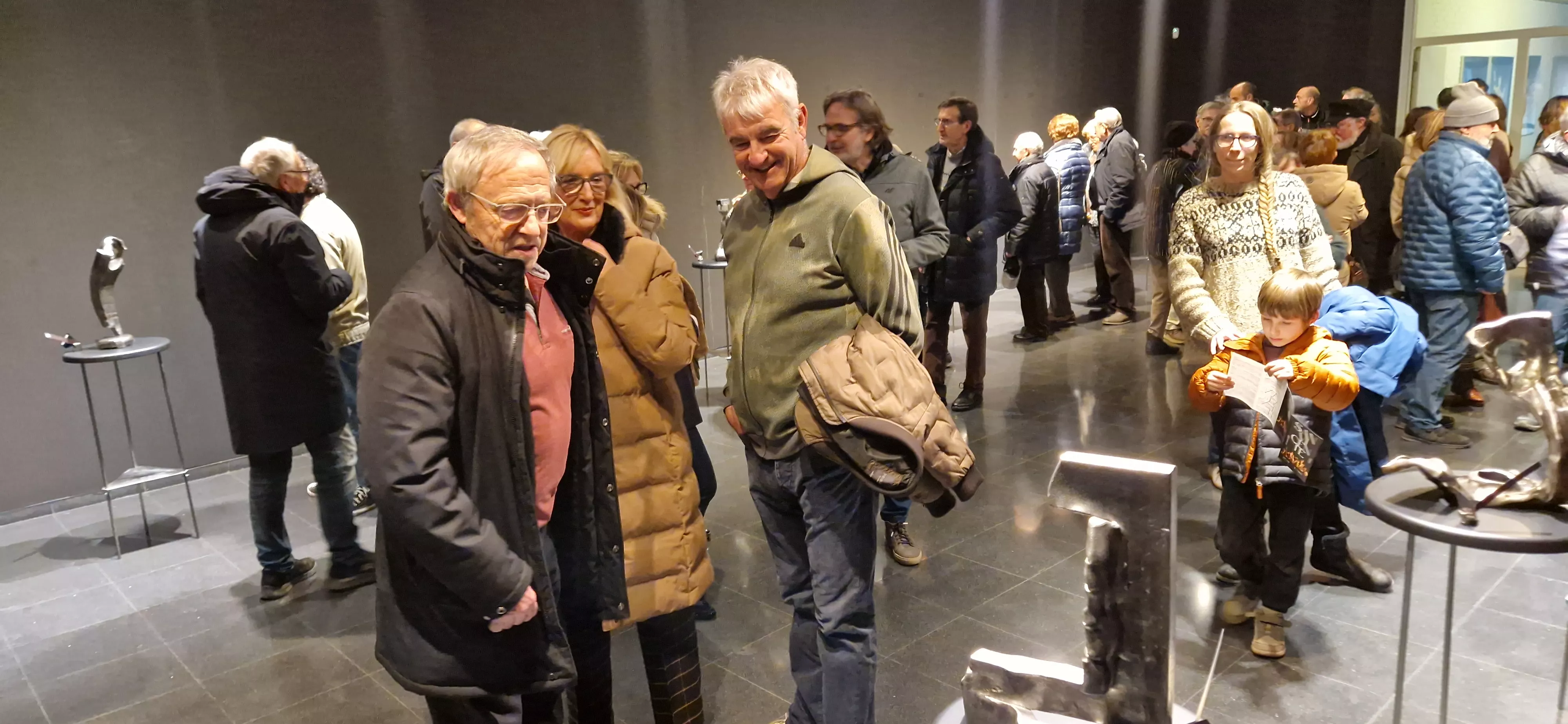 Exposición de Francisco Gracia Lasaosa en el Centro Manuel Benito. Foto Myriam Martínez