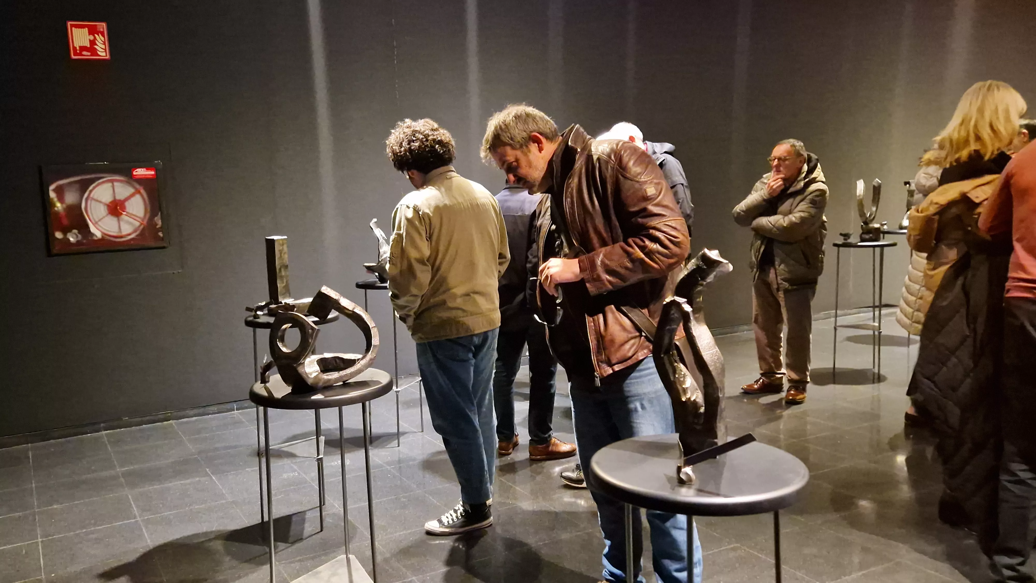 Exposición de Francisco Gracia Lasaosa en el Centro Manuel Benito. Foto Myriam Martínez