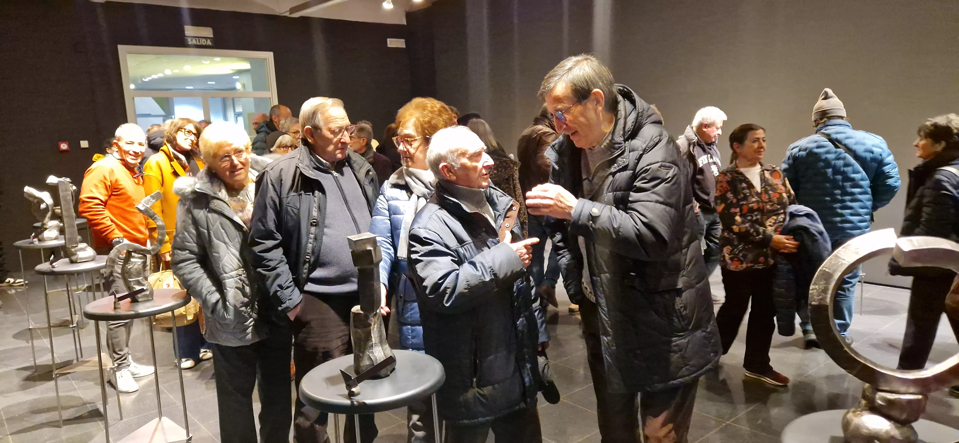 Exposición de Francisco Gracia Lasaosa en el Centro Manuel Benito. Foto Myriam Martínez