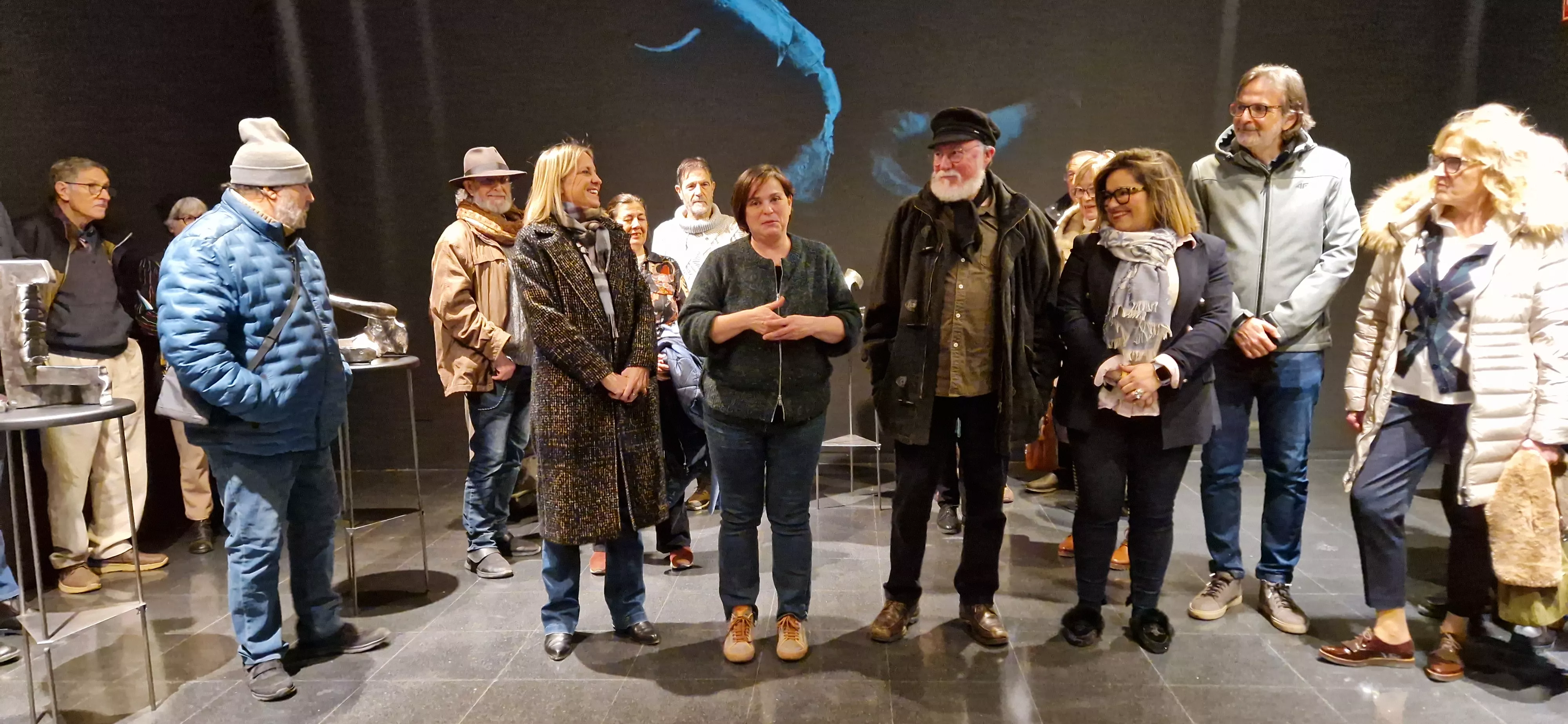 Exposición de Francisco Gracia Lasaosa en el Centro Manuel Benito. Foto Myriam Martínez