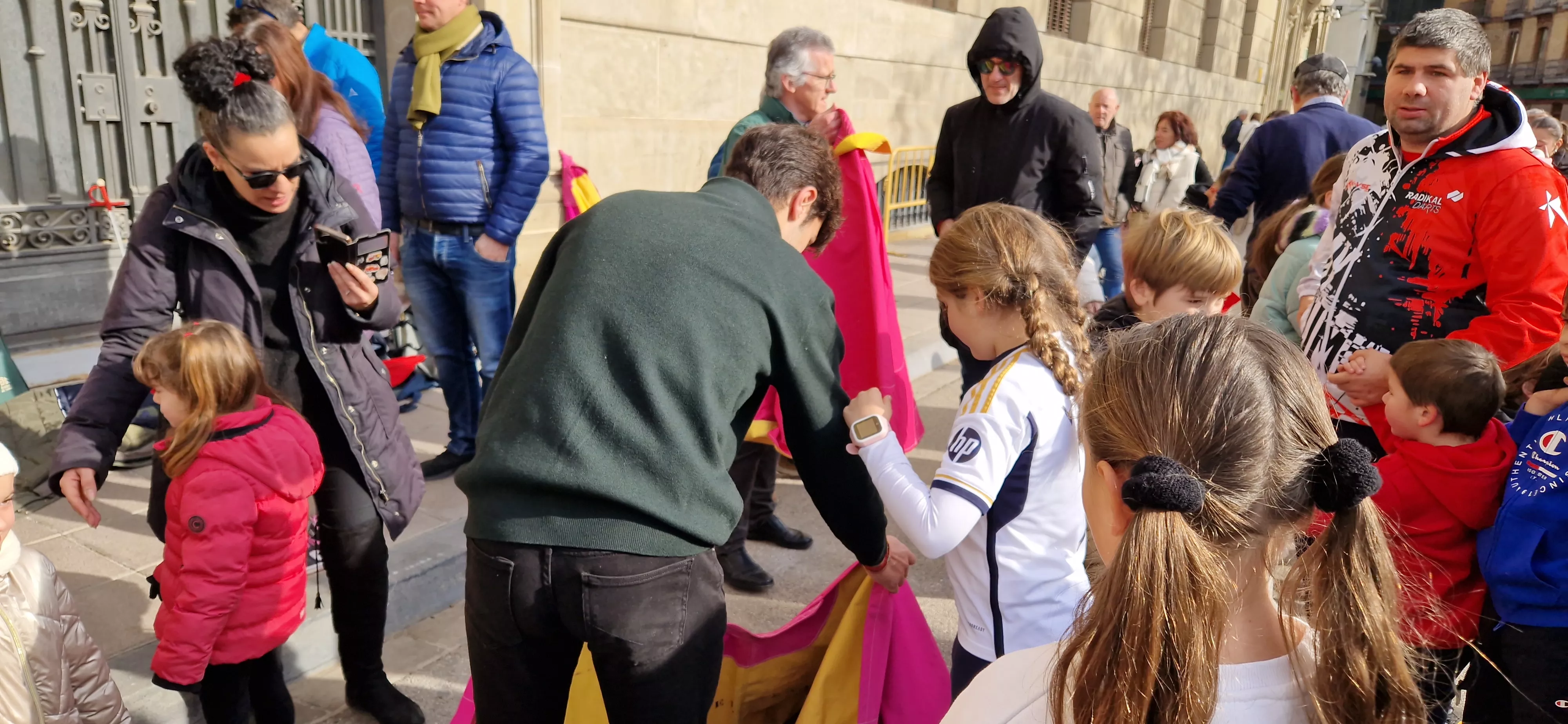 Capea, tras el  Encierro Infantil de la Peña Zoiti. Foto Myriam Martínez  