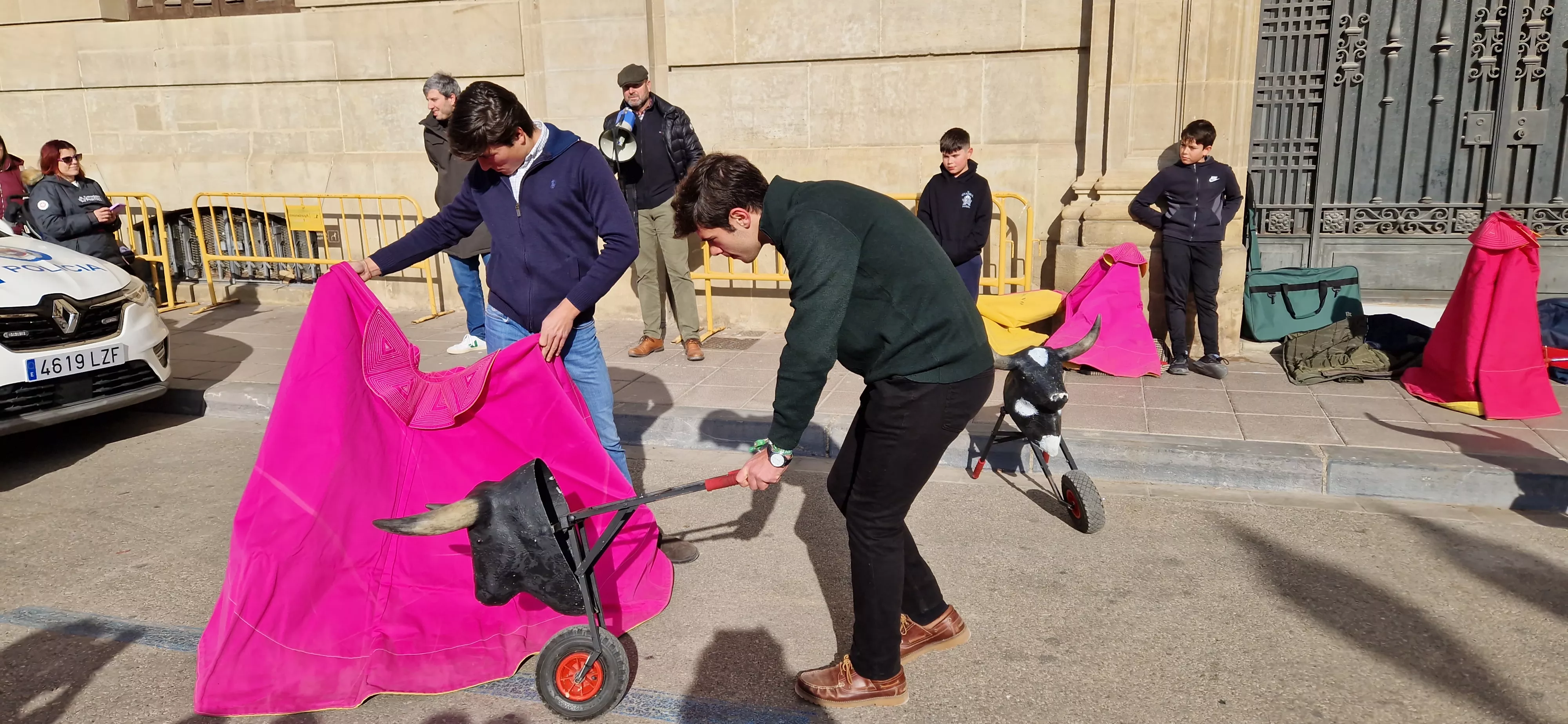 Capea, tras el  Encierro Infantil de la Peña Zoiti. Foto Myriam Martínez  