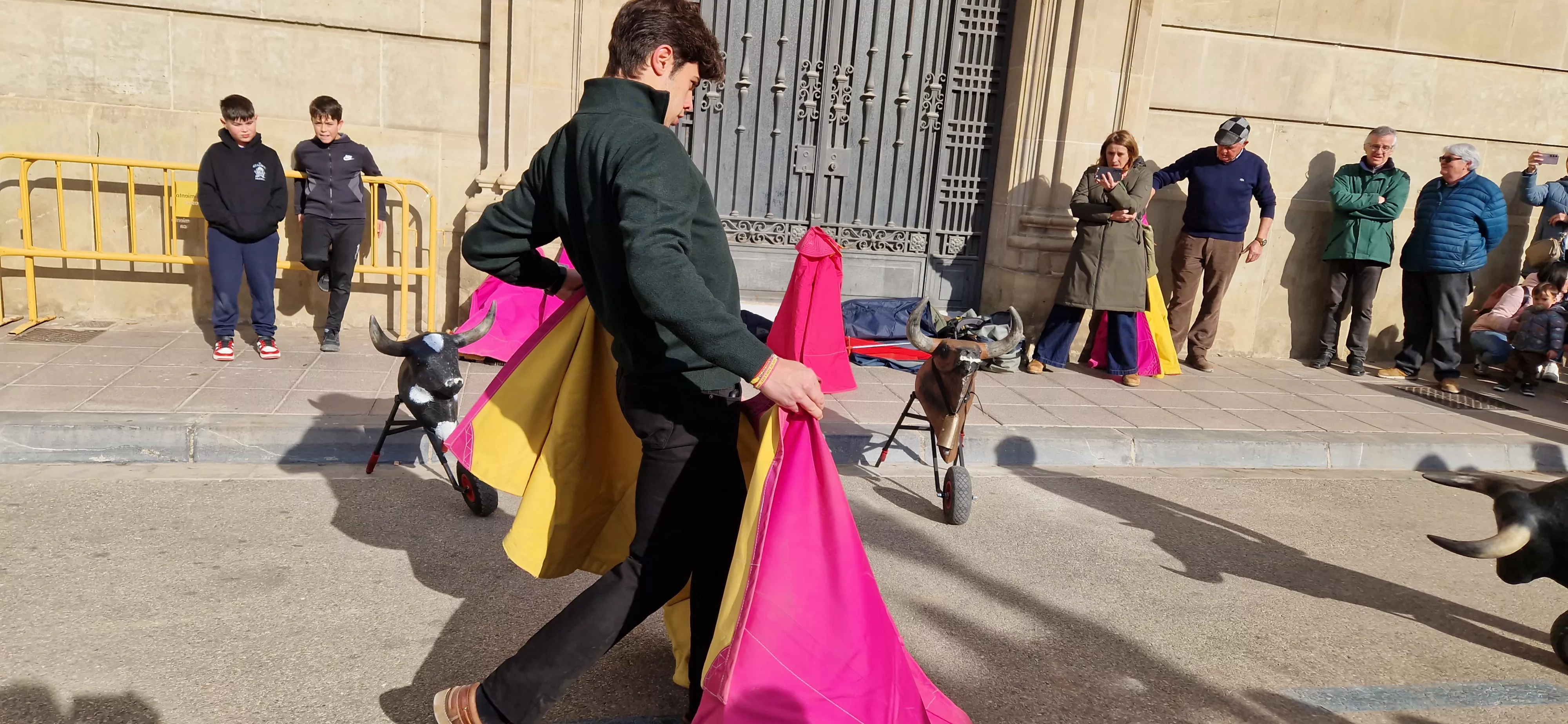 Capea, tras el  Encierro Infantil de la Peña Zoiti. Foto Myriam Martínez  
