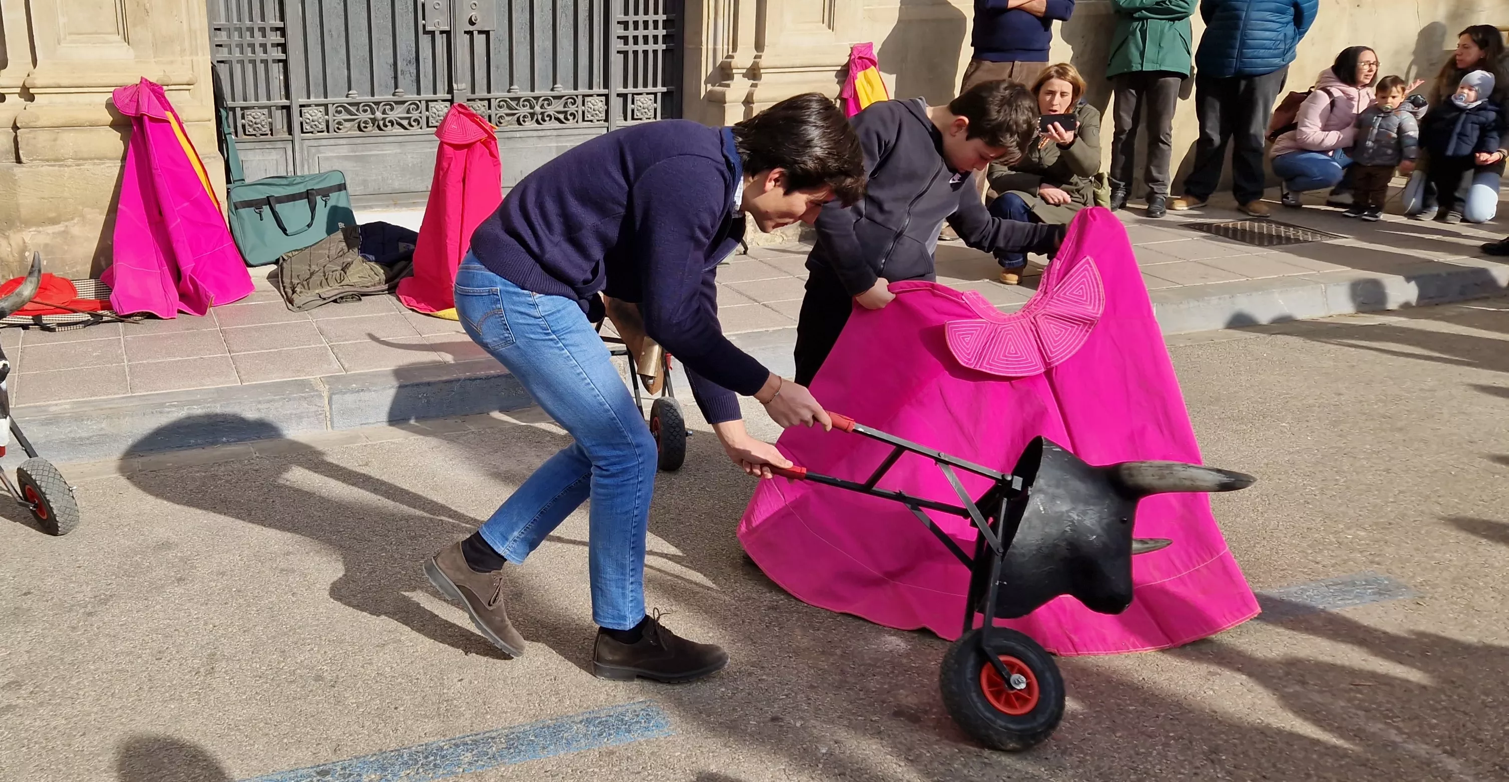 Capea, tras el  Encierro Infantil de la Peña Zoiti. Foto Myriam Martínez  