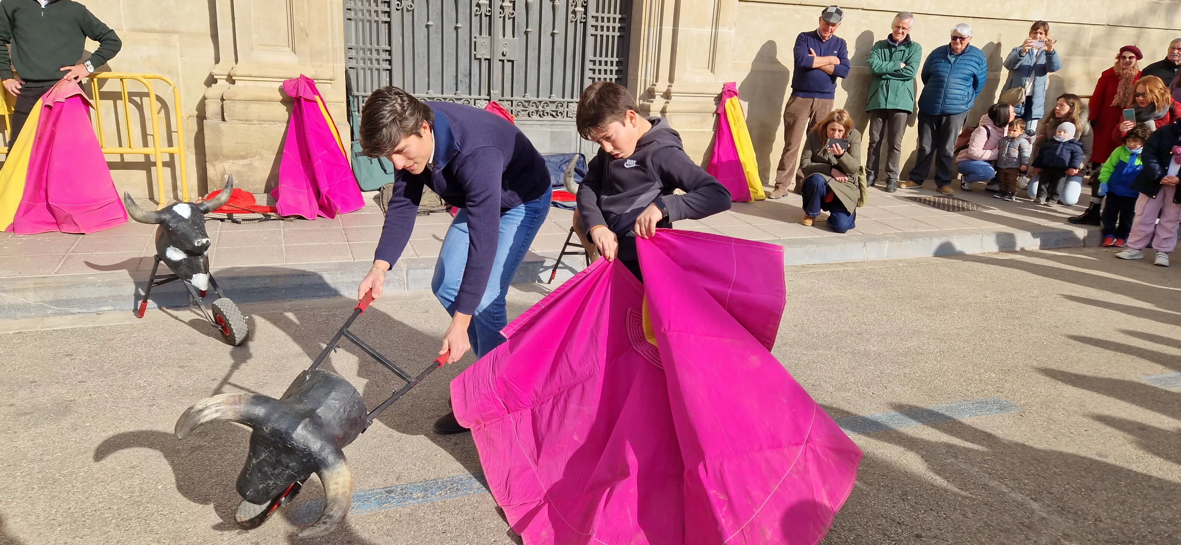 Capea, tras el  Encierro Infantil de la Peña Zoiti. Foto Myriam Martínez  