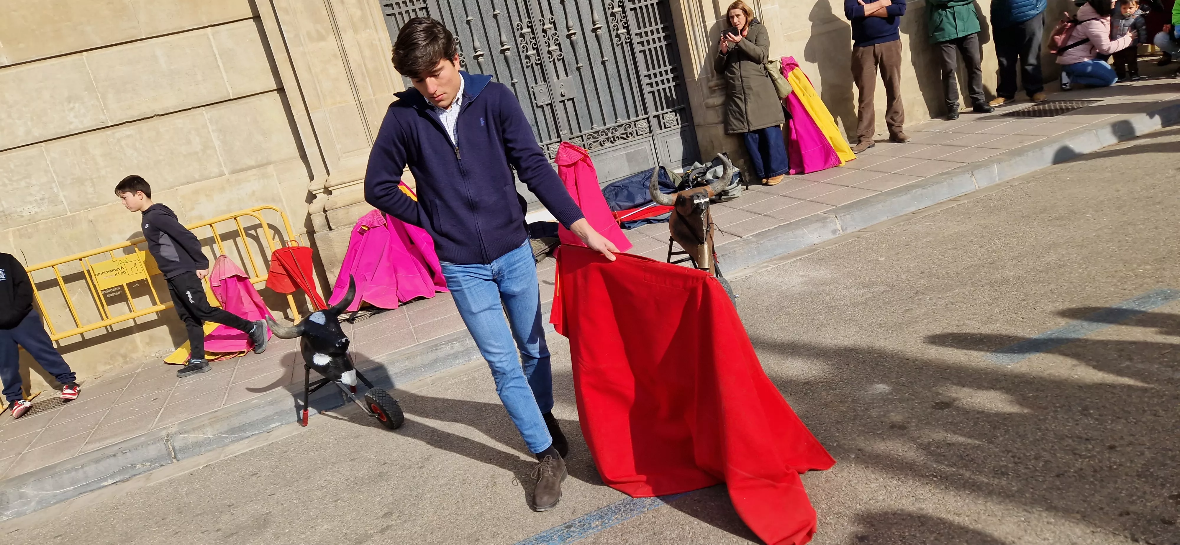 Capea, tras el  Encierro Infantil de la Peña Zoiti. Foto Myriam Martínez  