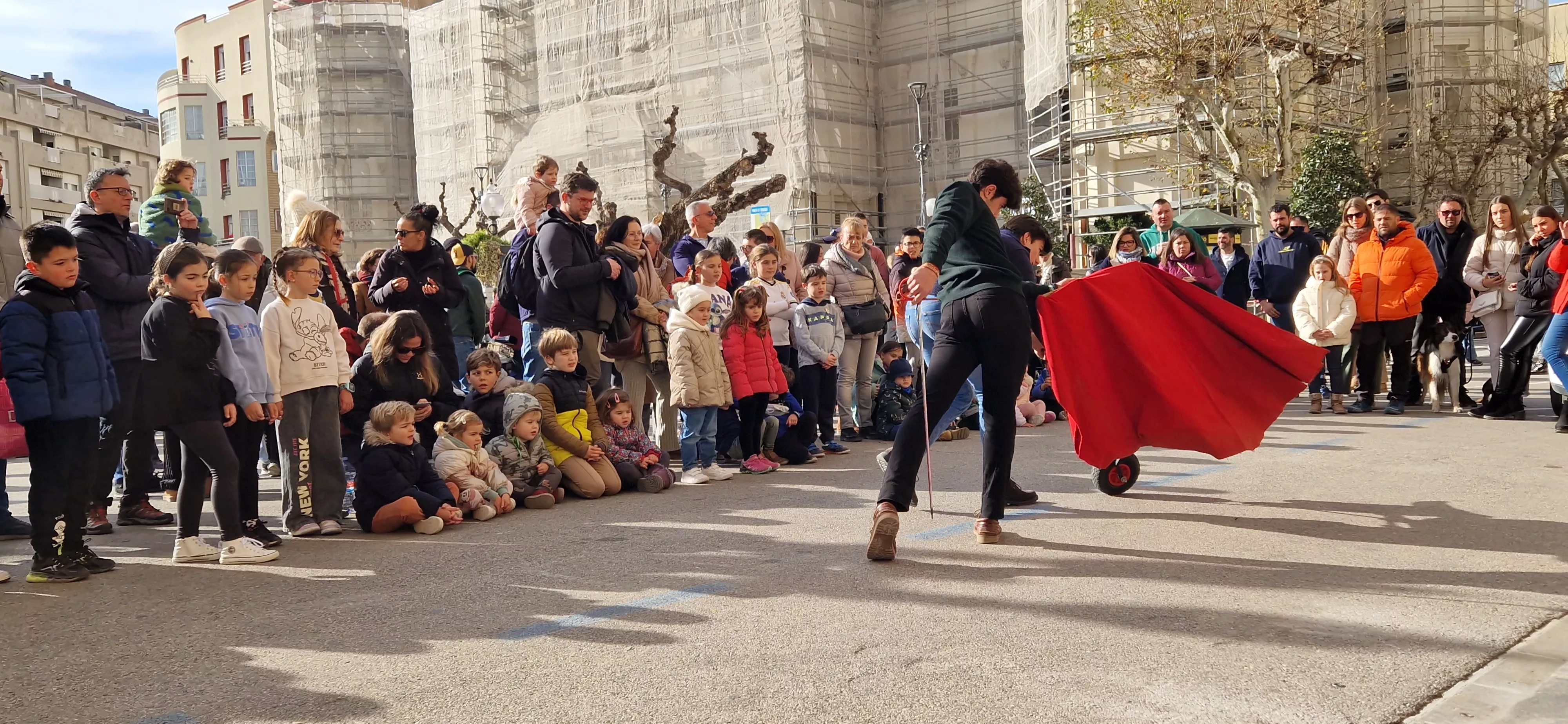 Capea, tras el  Encierro Infantil de la Peña Zoiti. Foto Myriam Martínez  