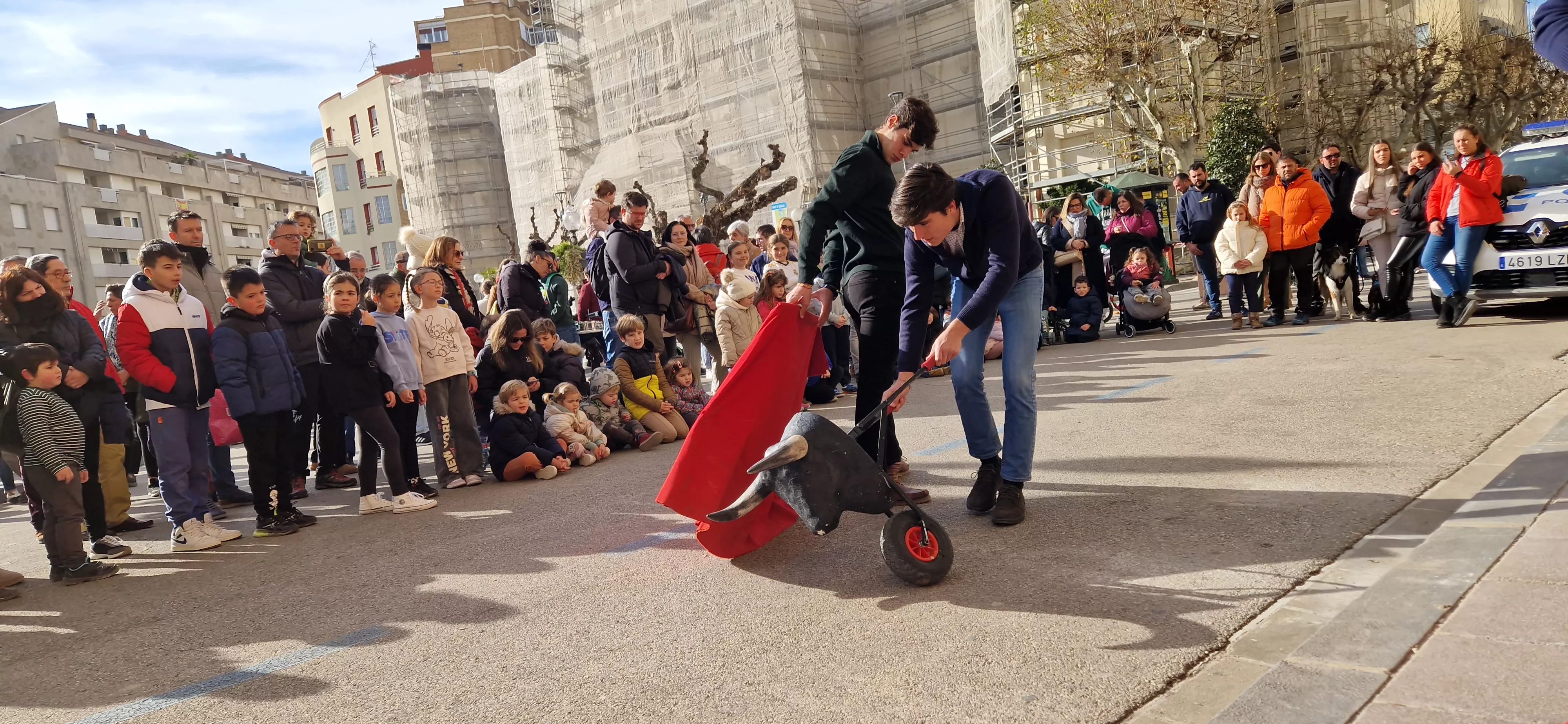 Capea, tras el  Encierro Infantil de la Peña Zoiti. Foto Myriam Martínez  