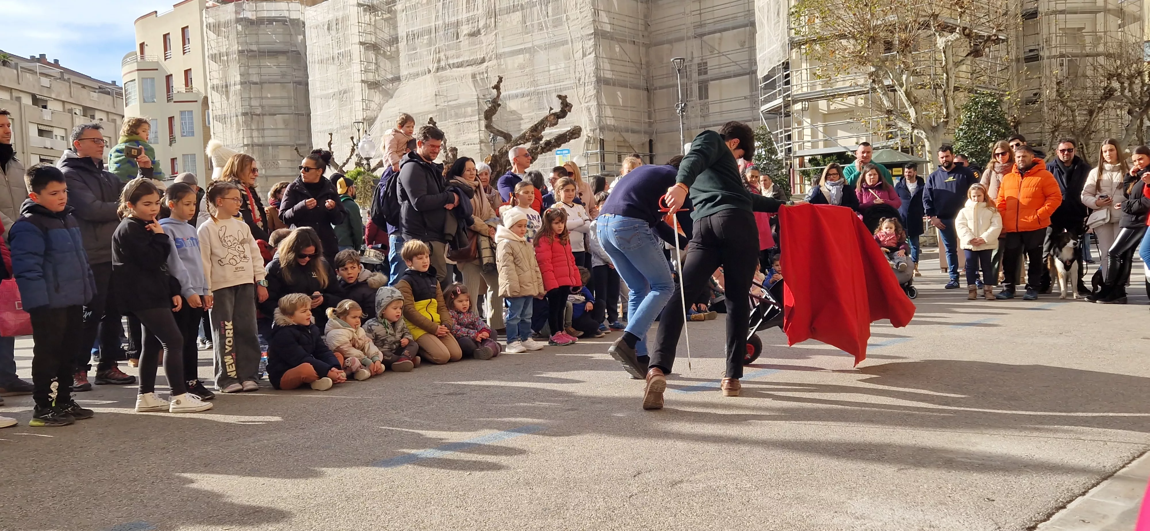 Capea, tras el  Encierro Infantil de la Peña Zoiti. Foto Myriam Martínez  