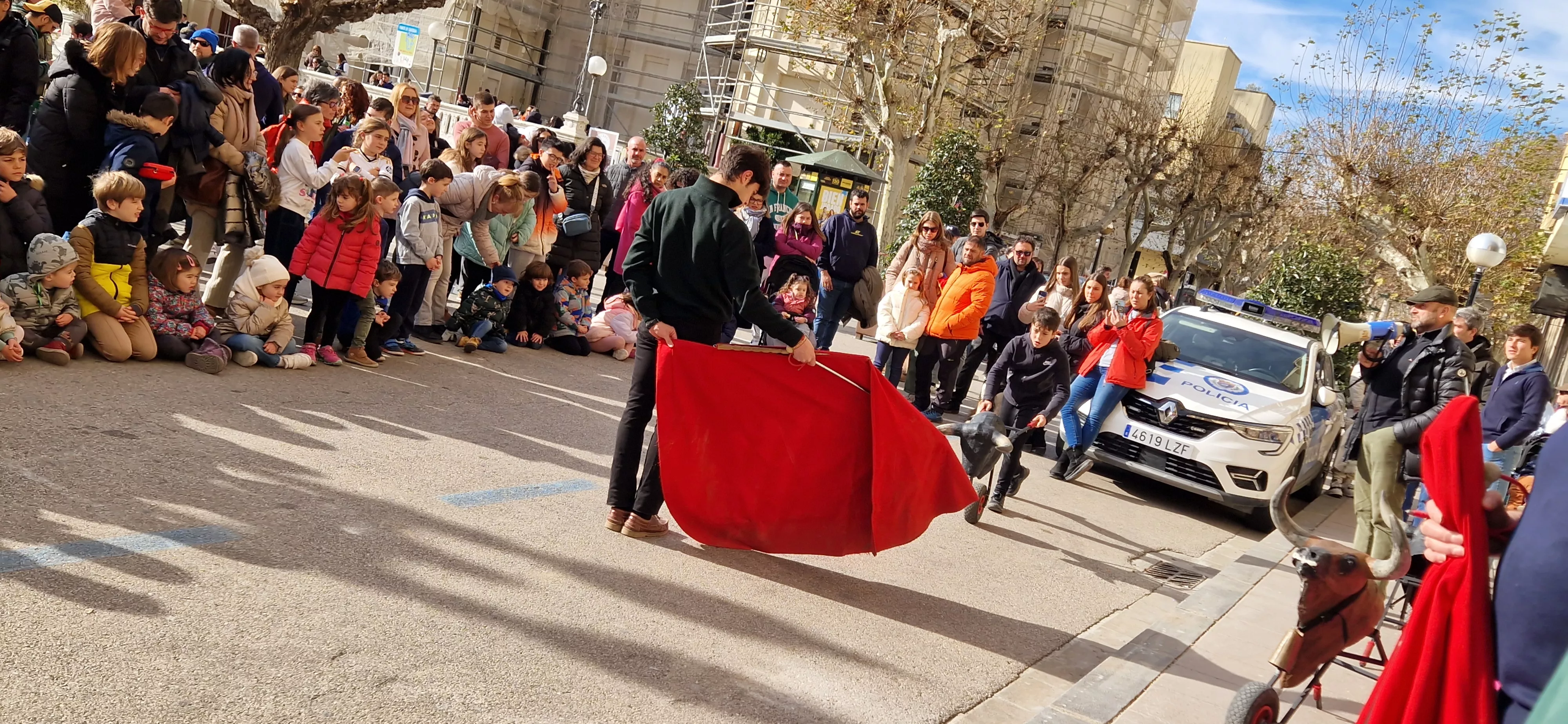 Capea, tras el  Encierro Infantil de la Peña Zoiti. Foto Myriam Martínez  