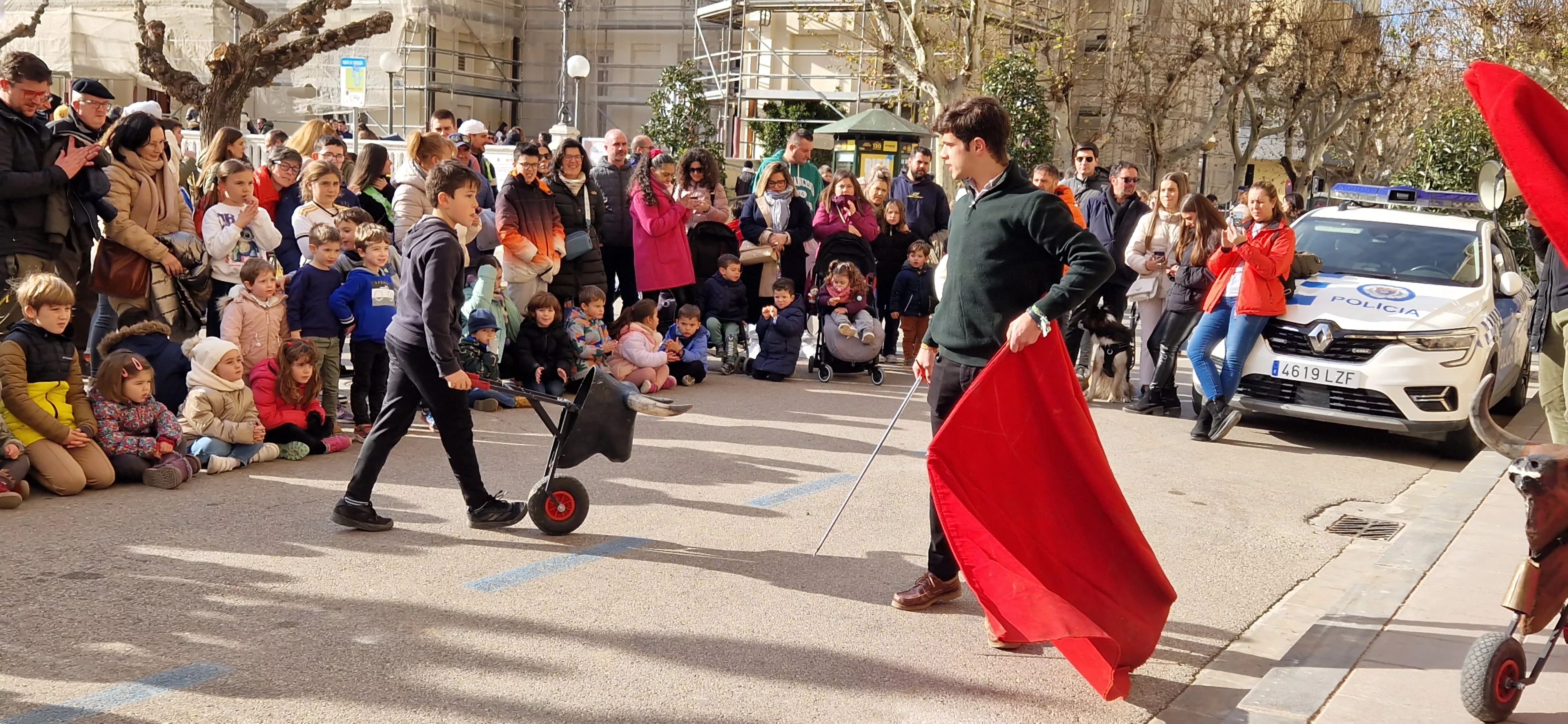 Capea, tras el  Encierro Infantil de la Peña Zoiti. Foto Myriam Martínez  