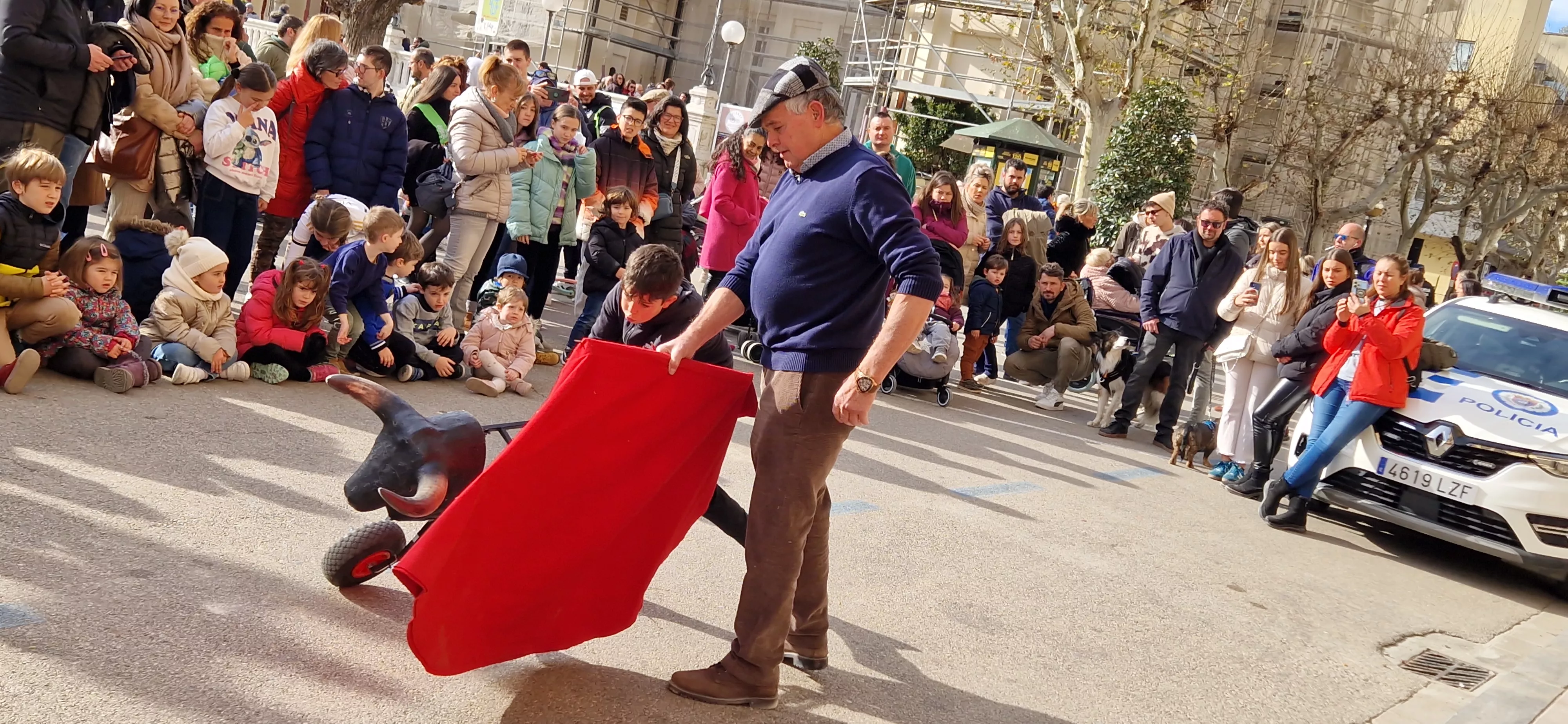 Capea, tras el  Encierro Infantil de la Peña Zoiti. Foto Myriam Martínez  