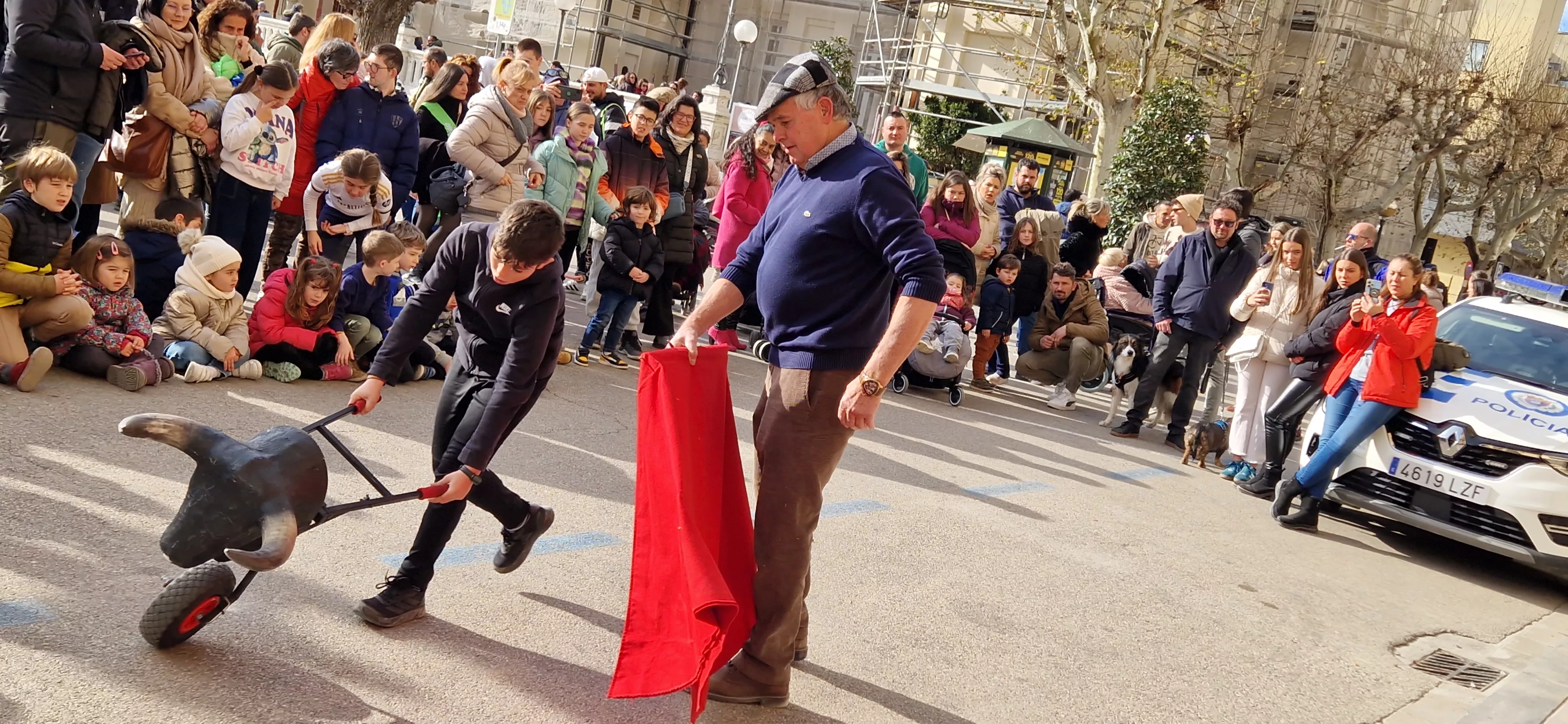 Capea, tras el  Encierro Infantil de la Peña Zoiti. Foto Myriam Martínez  
