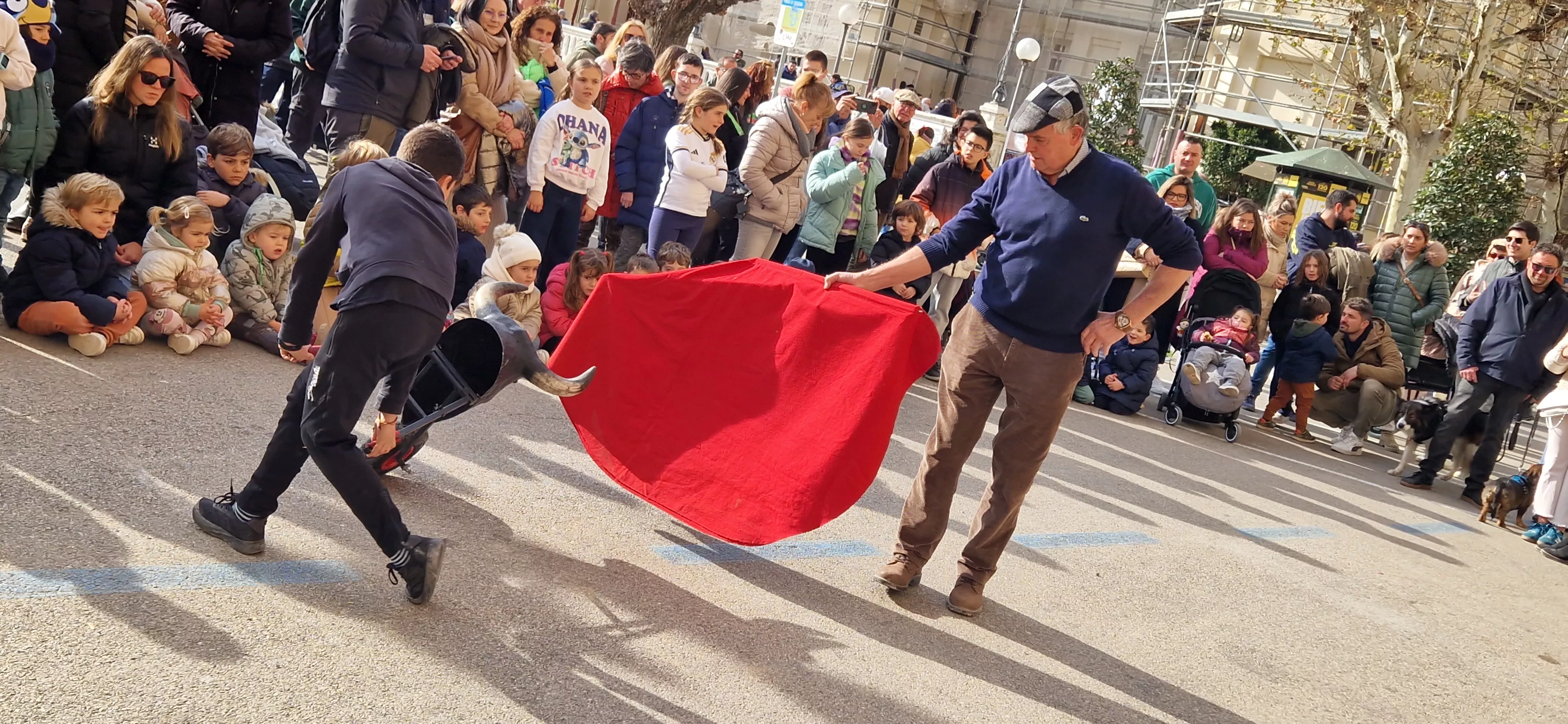 Capea, tras el  Encierro Infantil de la Peña Zoiti. Foto Myriam Martínez  