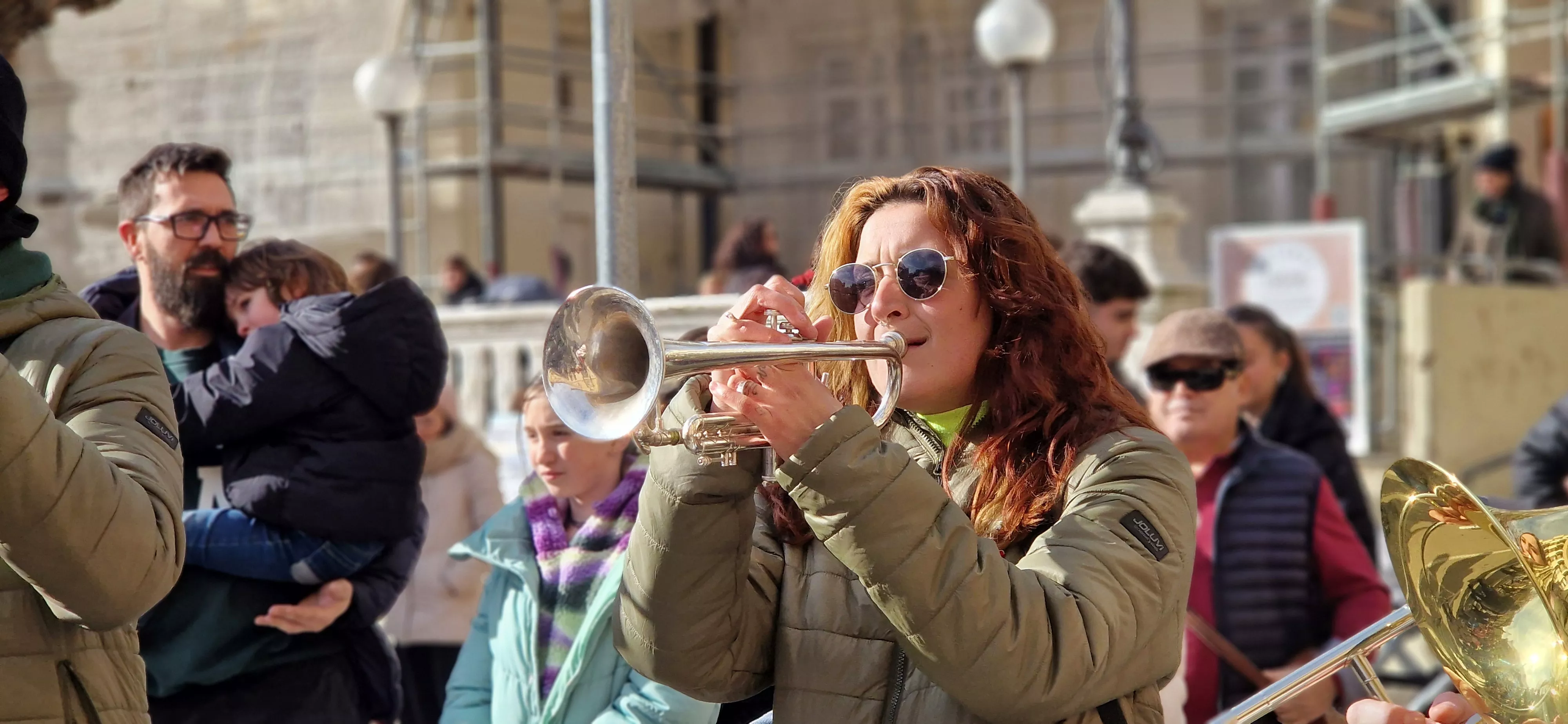 Charanga Chilindrón, en el  Encierro Infantil de la Peña Zoiti. Foto Myriam Martínez 