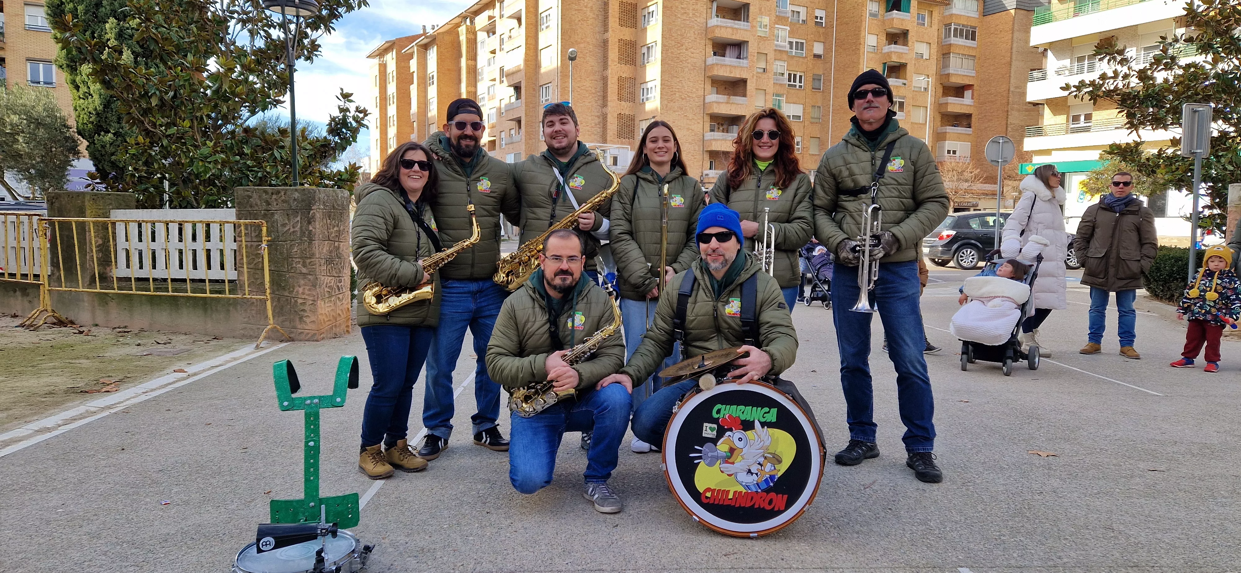 La Charanga Chilindrón no podrá actuar el Día de San Jorge. Foto Myriam Martínez