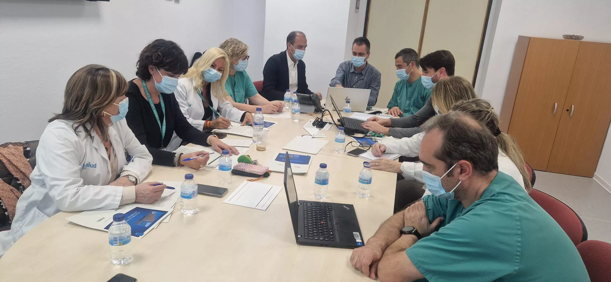  Reunión de seguimiento del comité de catástrofes externas en el Miguel Servet.