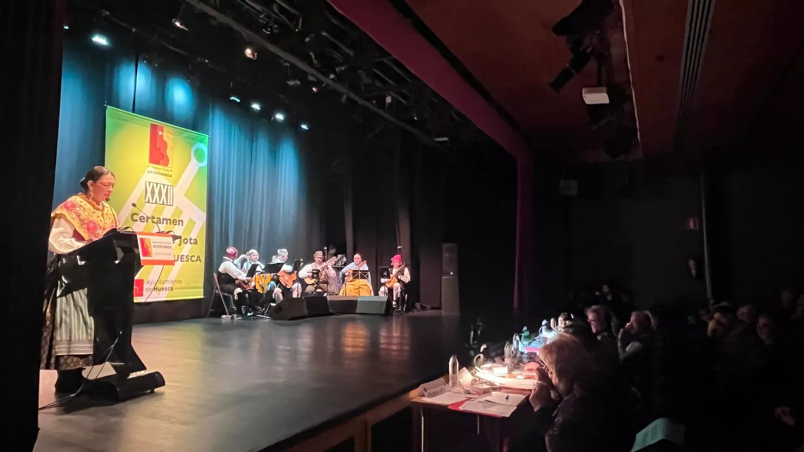 Fase clasificatoria del XXXII Certamen Nacional de Jota Ciudad de Huesca. Foto Mercedes Manterola