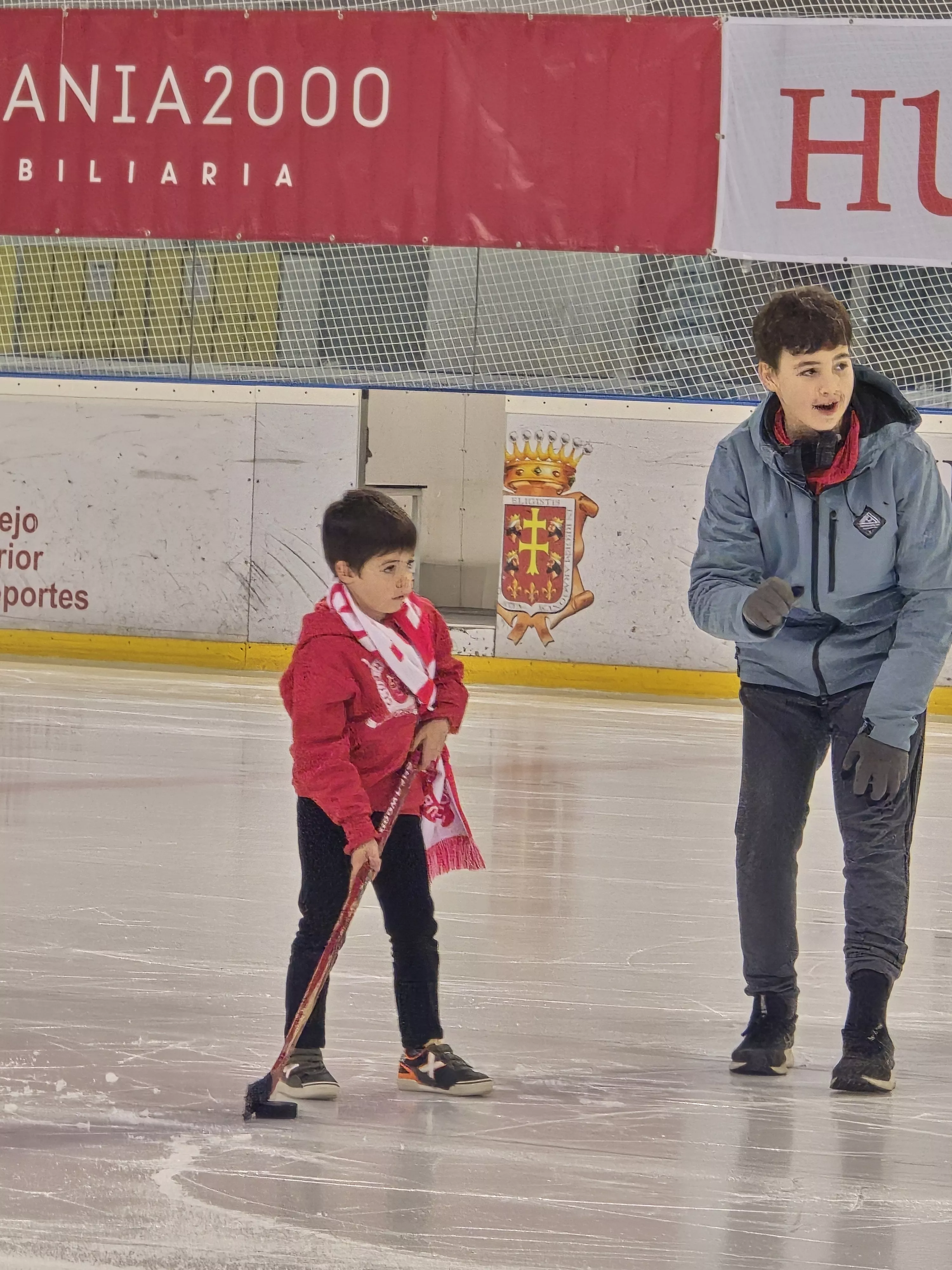 CH Jaca-Txuri. Diego Barrio, ganador de El Gol de la Afición. Foto: CH Jaca