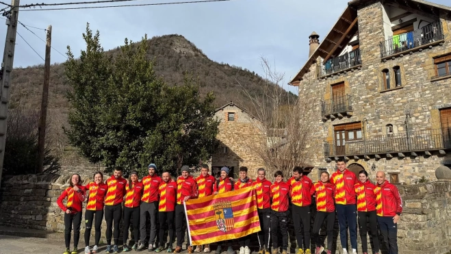 Equipo aragonés en el Campeonato de España de Snowrunnig Equipo aragonés en el Campeonato de España de Snowrunnig