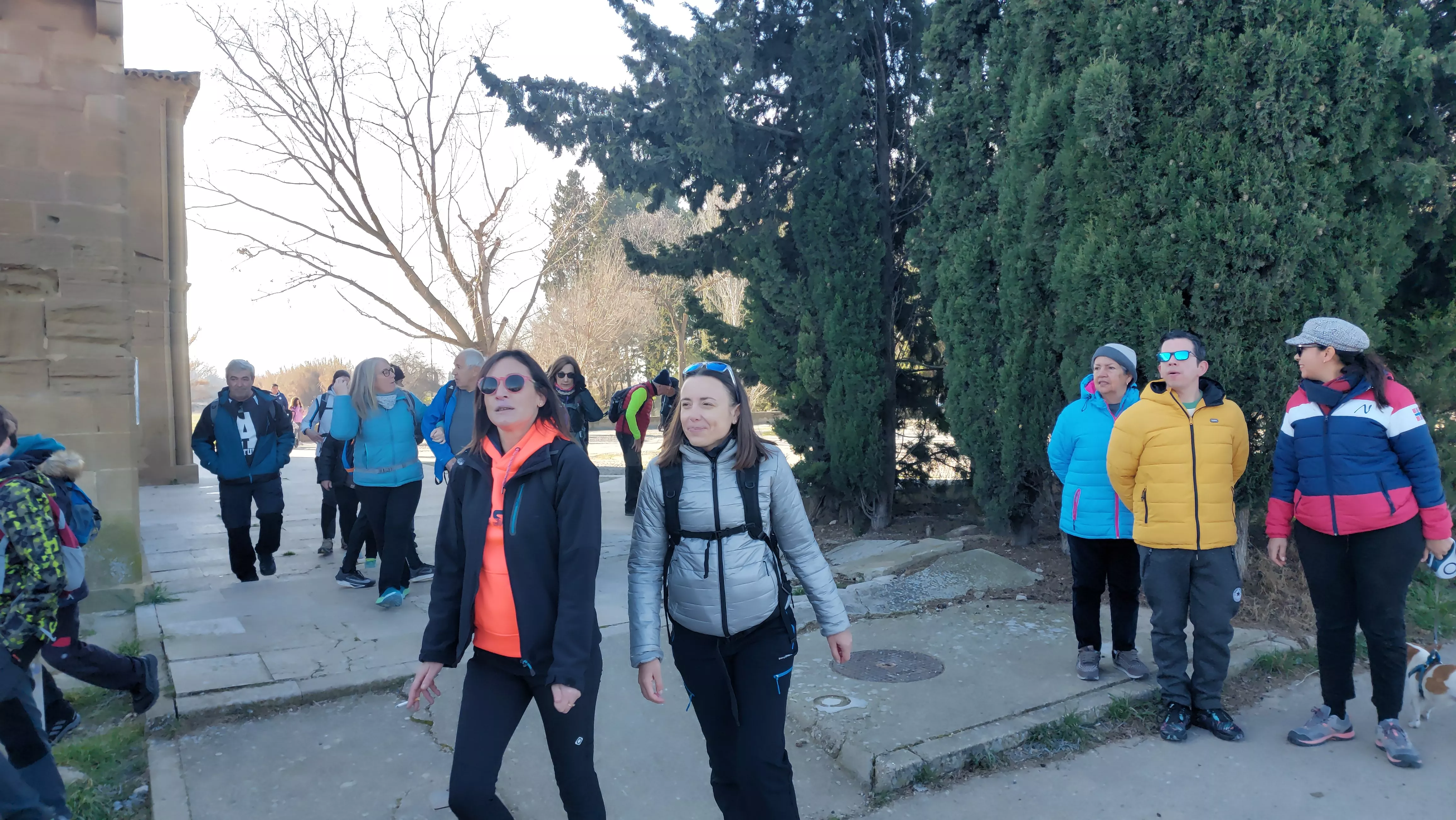 Participantes en el primer entreno para la Javierada