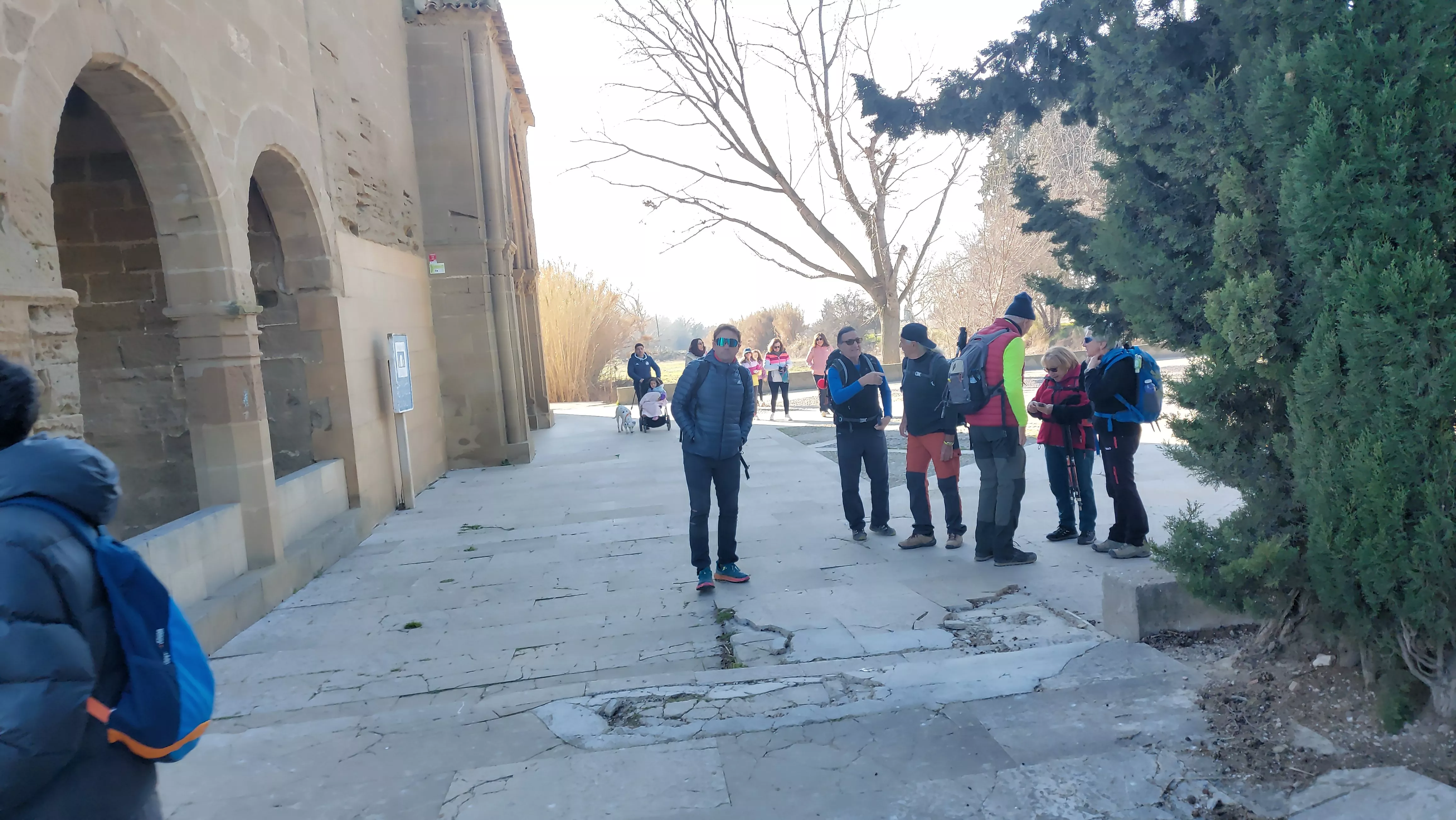 Participantes en el primer entreno para la Javierada
