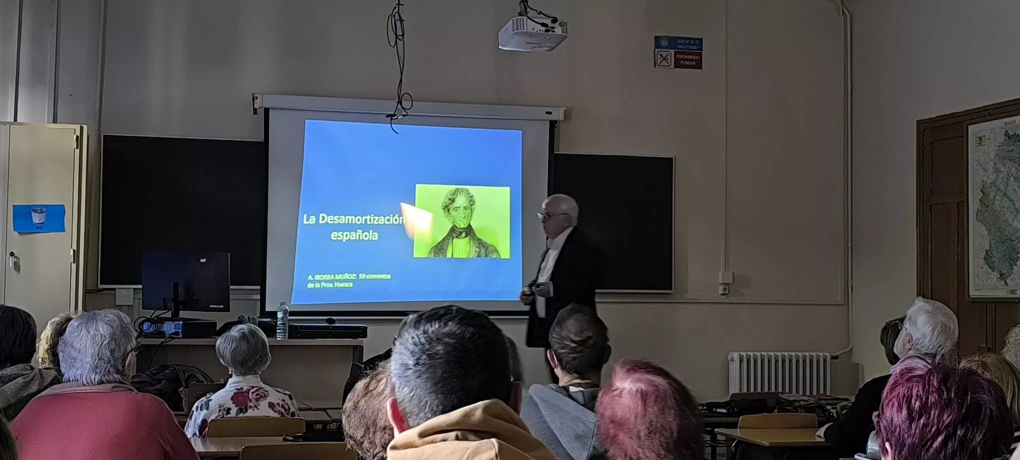 Curso de Patrimonio Emigrado de Antonio Naval Mas. Foto Joaquín Santafé