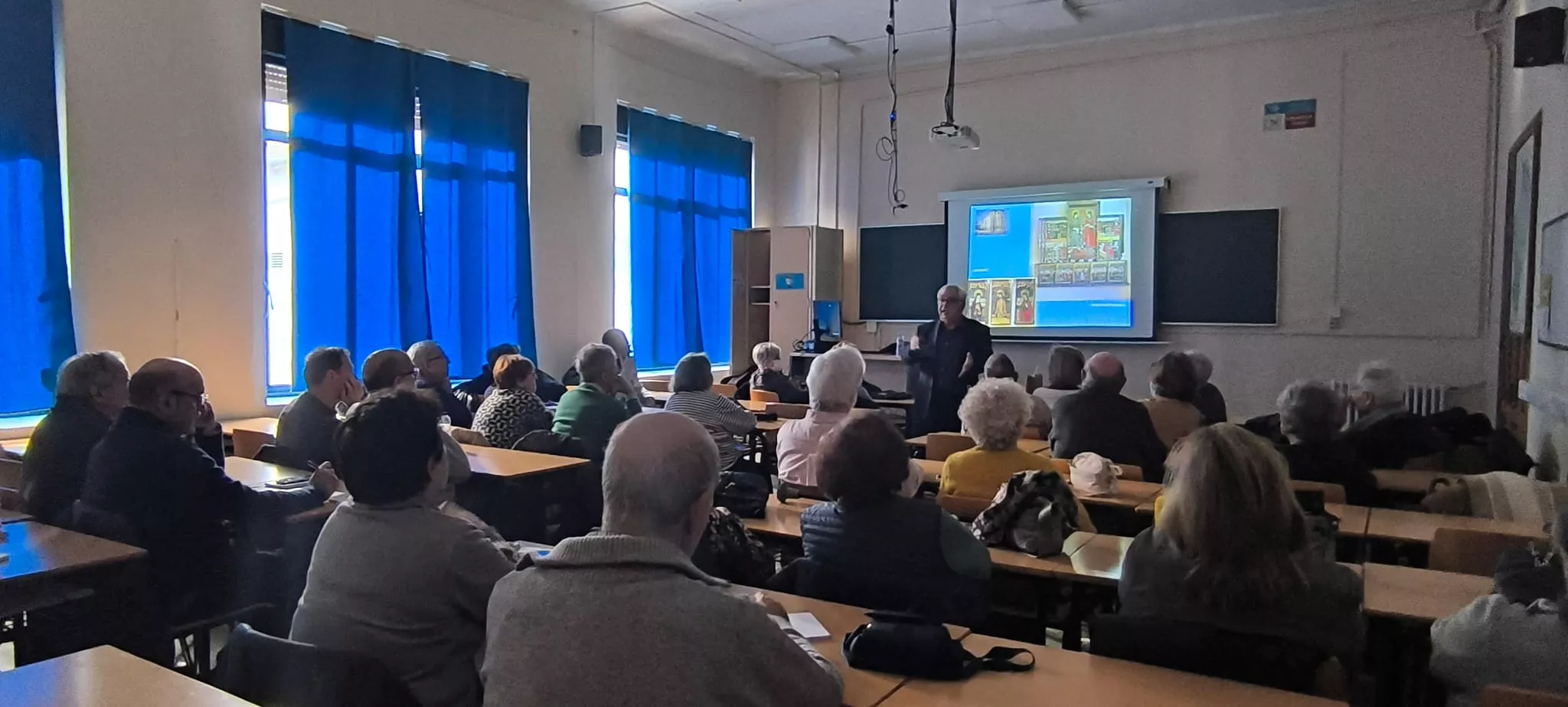 Curso de Patrimonio Emigrado de Antonio Naval Mas. Foto Joaquín Santafé