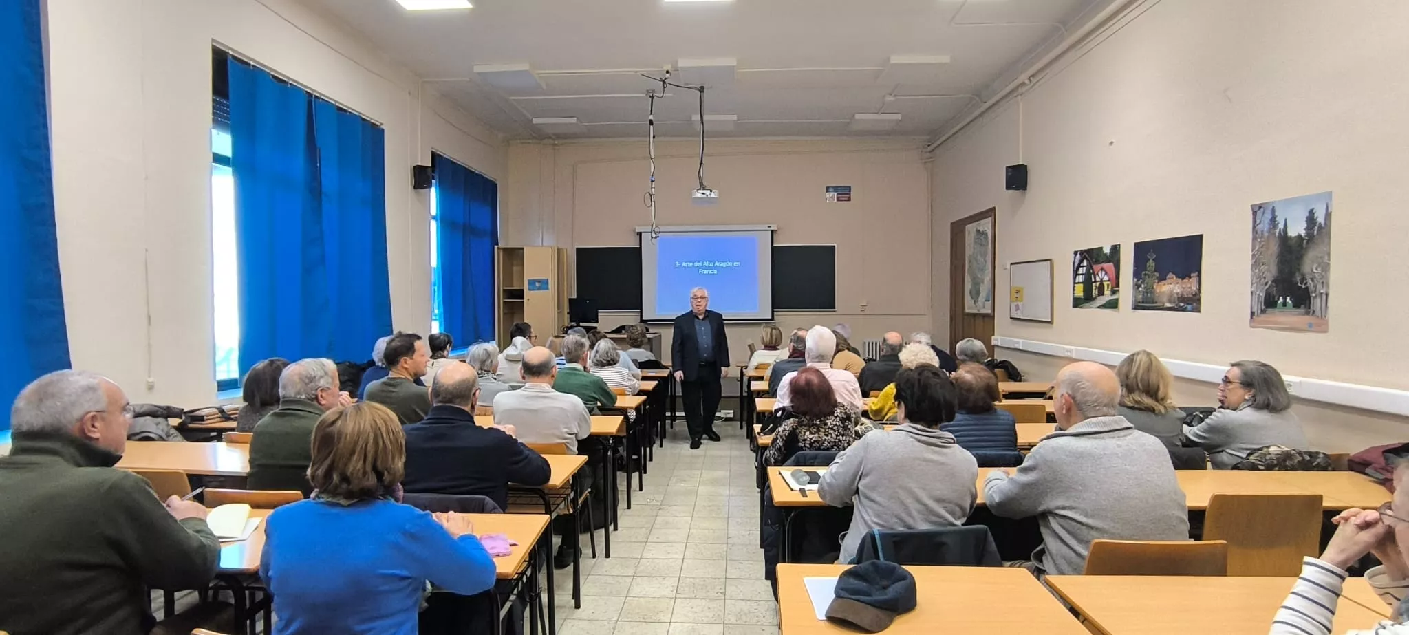 Curso de Patrimonio Emigrado de Antonio Naval Mas. Foto Joaquín Santafé