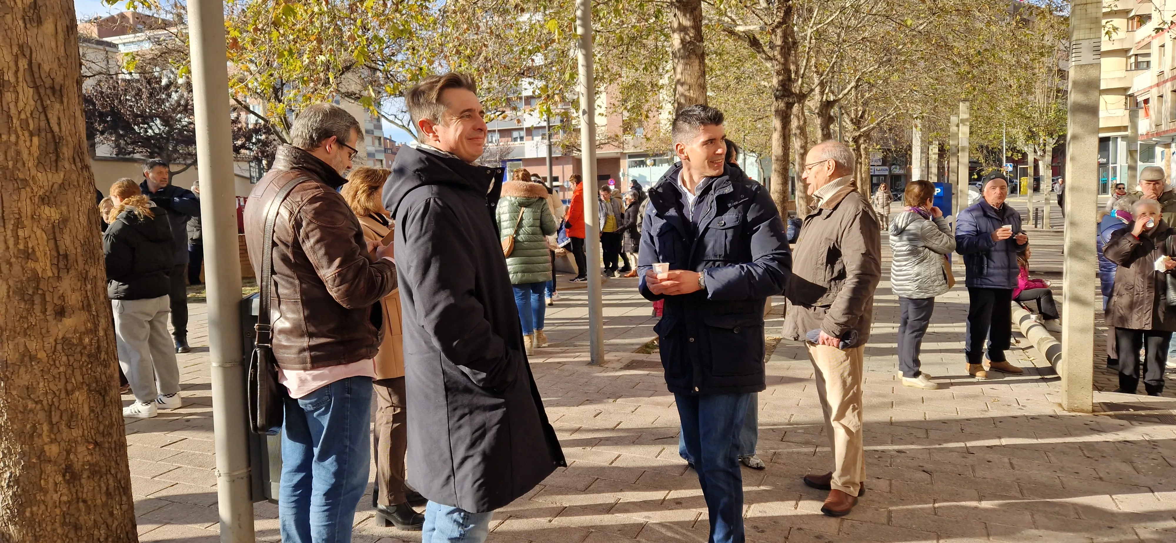 Almuerzo previo a la bendición de animales por San Antón. Foto Myriam Martínez 