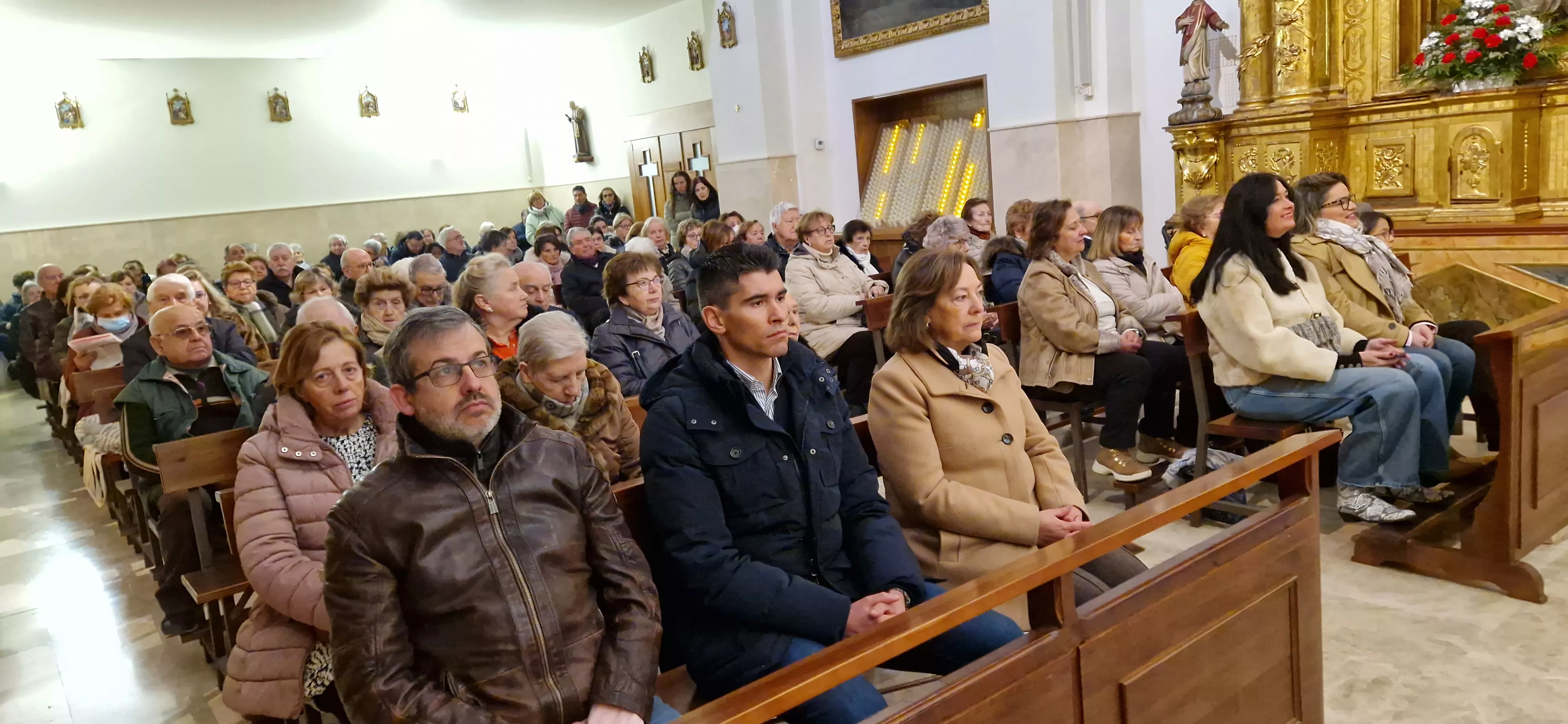 Misa en el convento de Santa Clara. Foto Myriam Martínez 