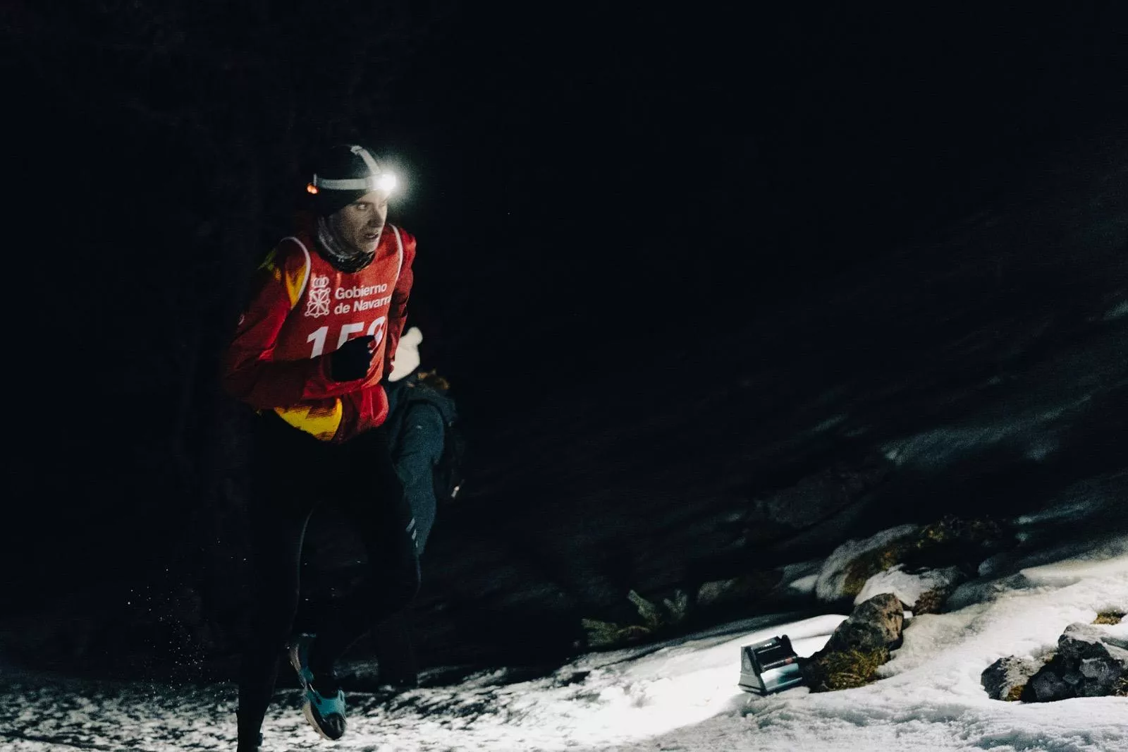 Álvaro Osanz, campeón de España se snowrunning