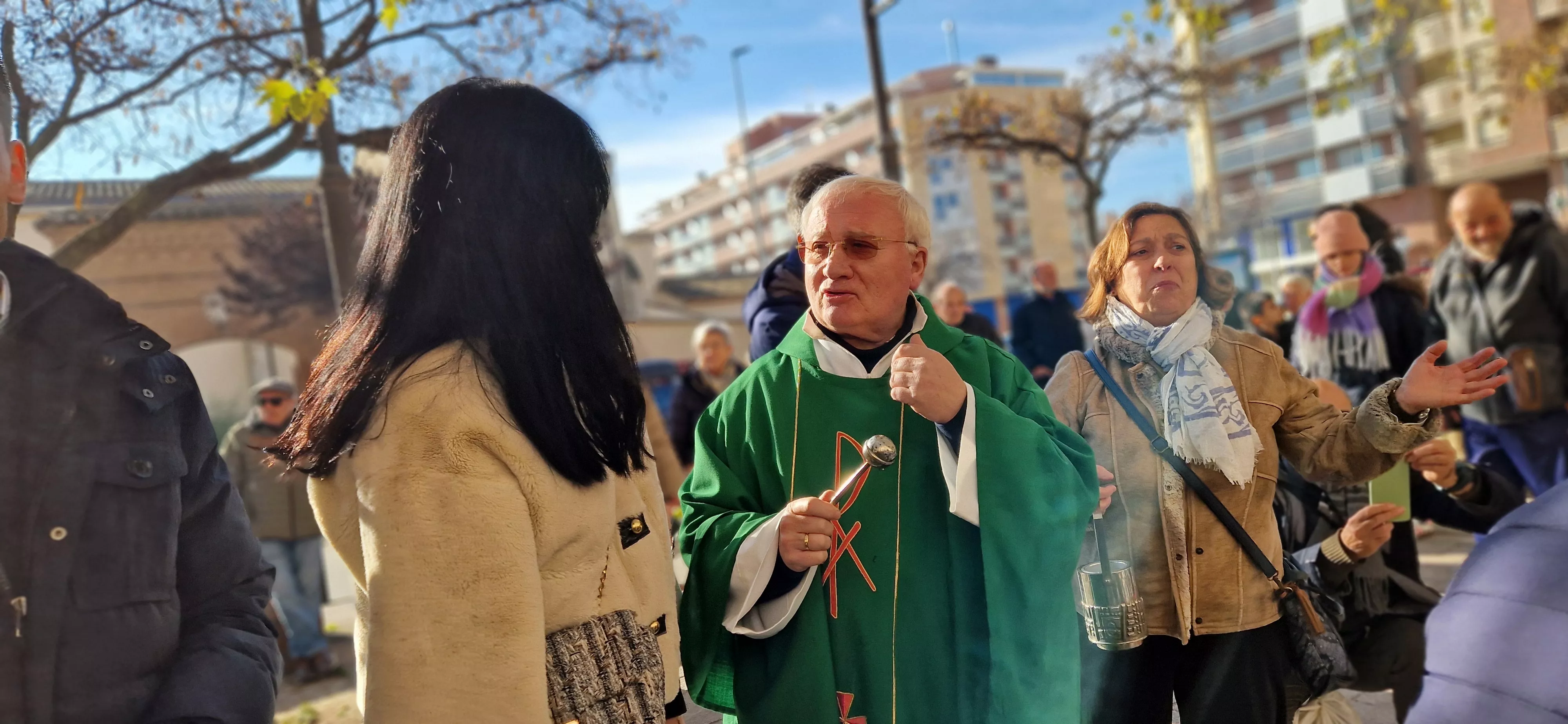 Bendición de animales por San Antón. Foto Myriam Martínez 