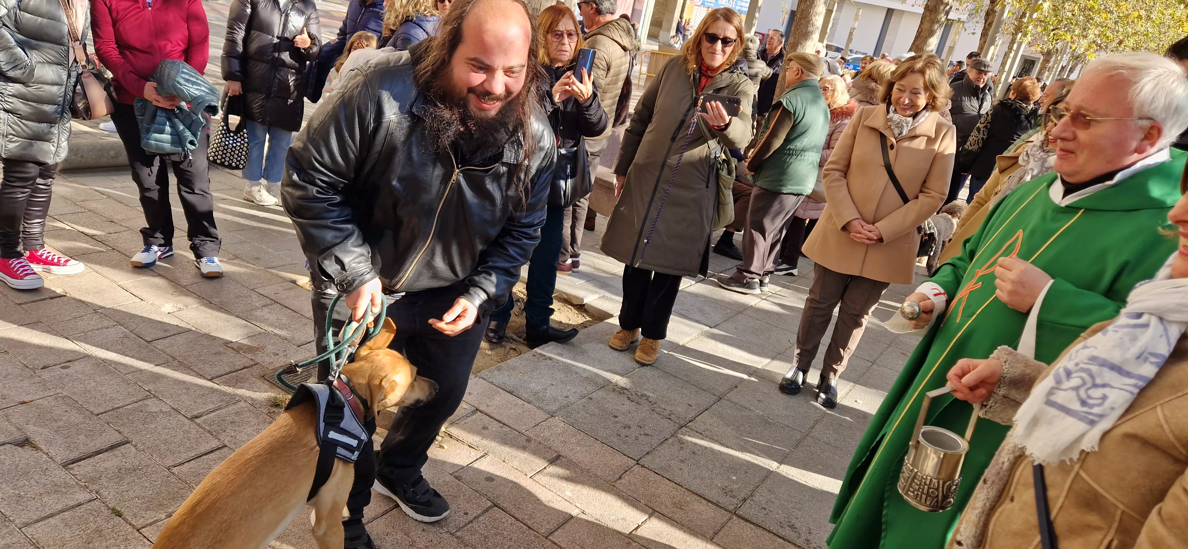 Bendición de animales por San Antón. Foto Myriam Martínez 