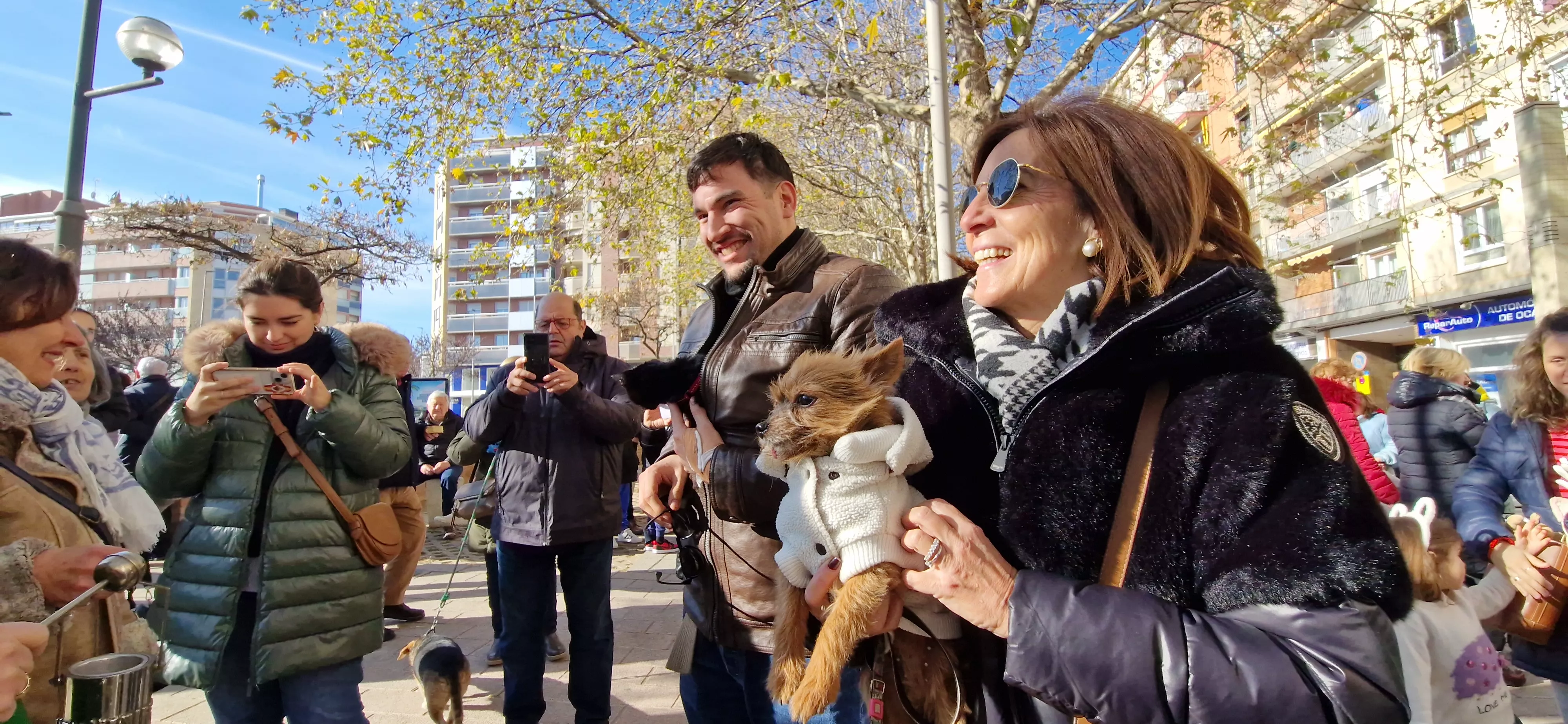 Bendición de animales por San Antón. Foto Myriam Martínez 
