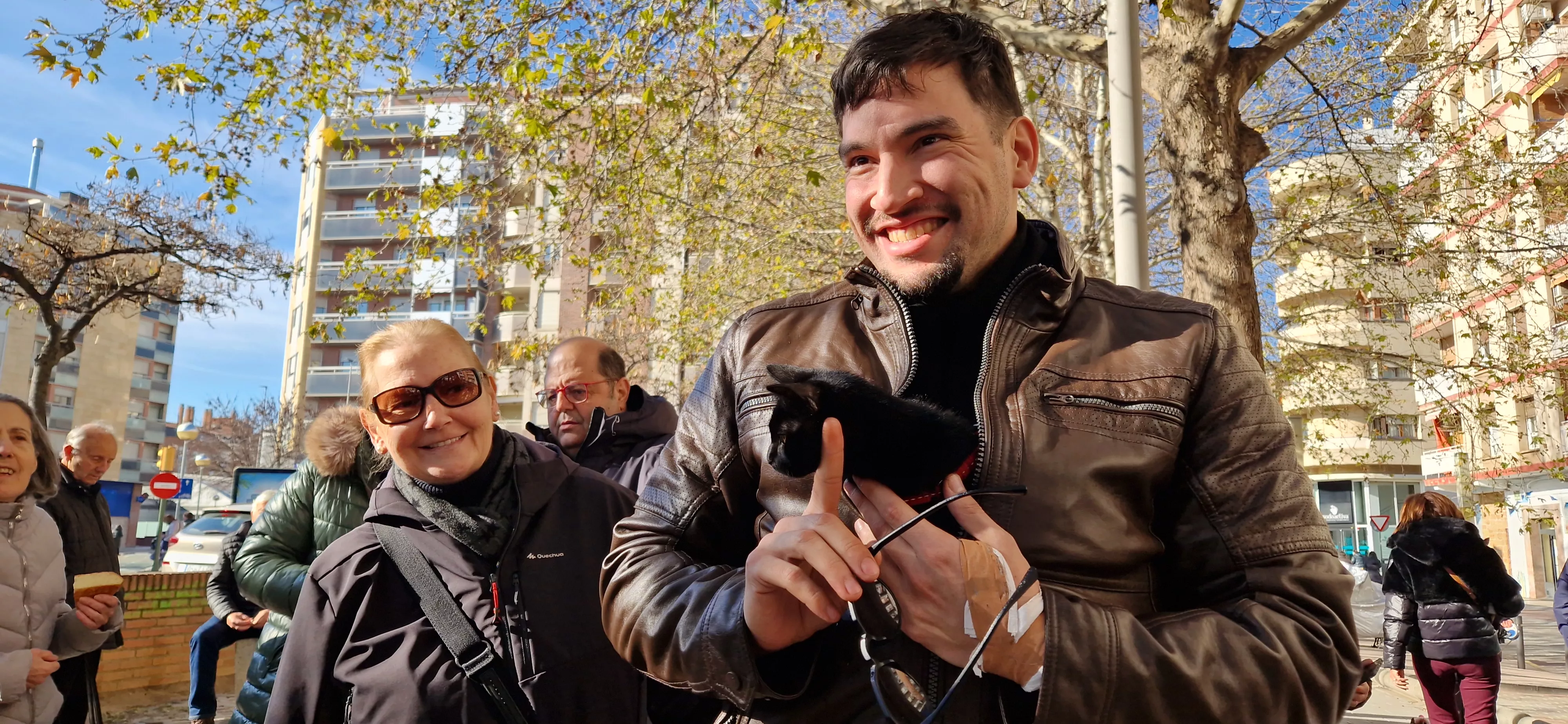 Bendición de animales por San Antón. Foto Myriam Martínez 