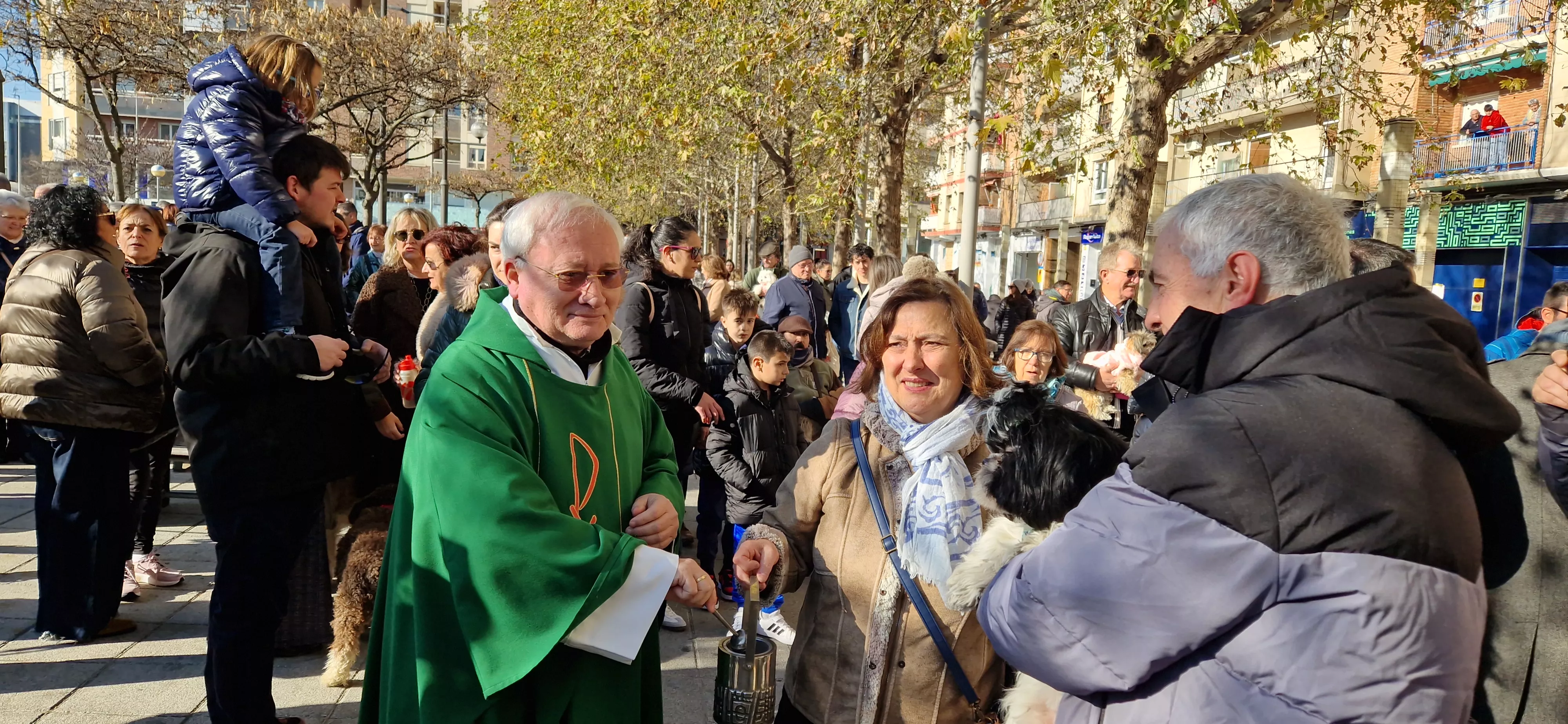 Bendición de animales por San Antón. Foto Myriam Martínez 