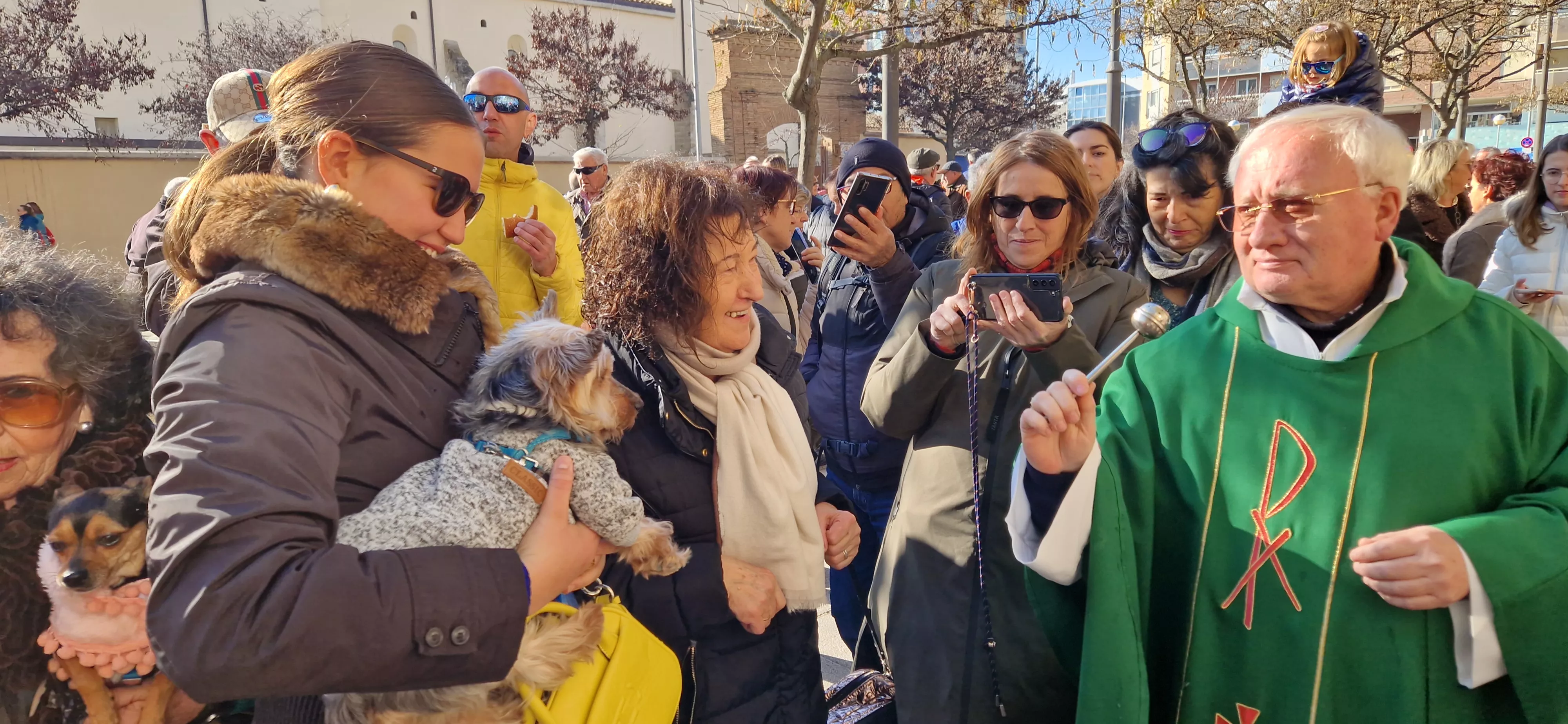 Bendición de animales por San Antón. Foto Myriam Martínez 