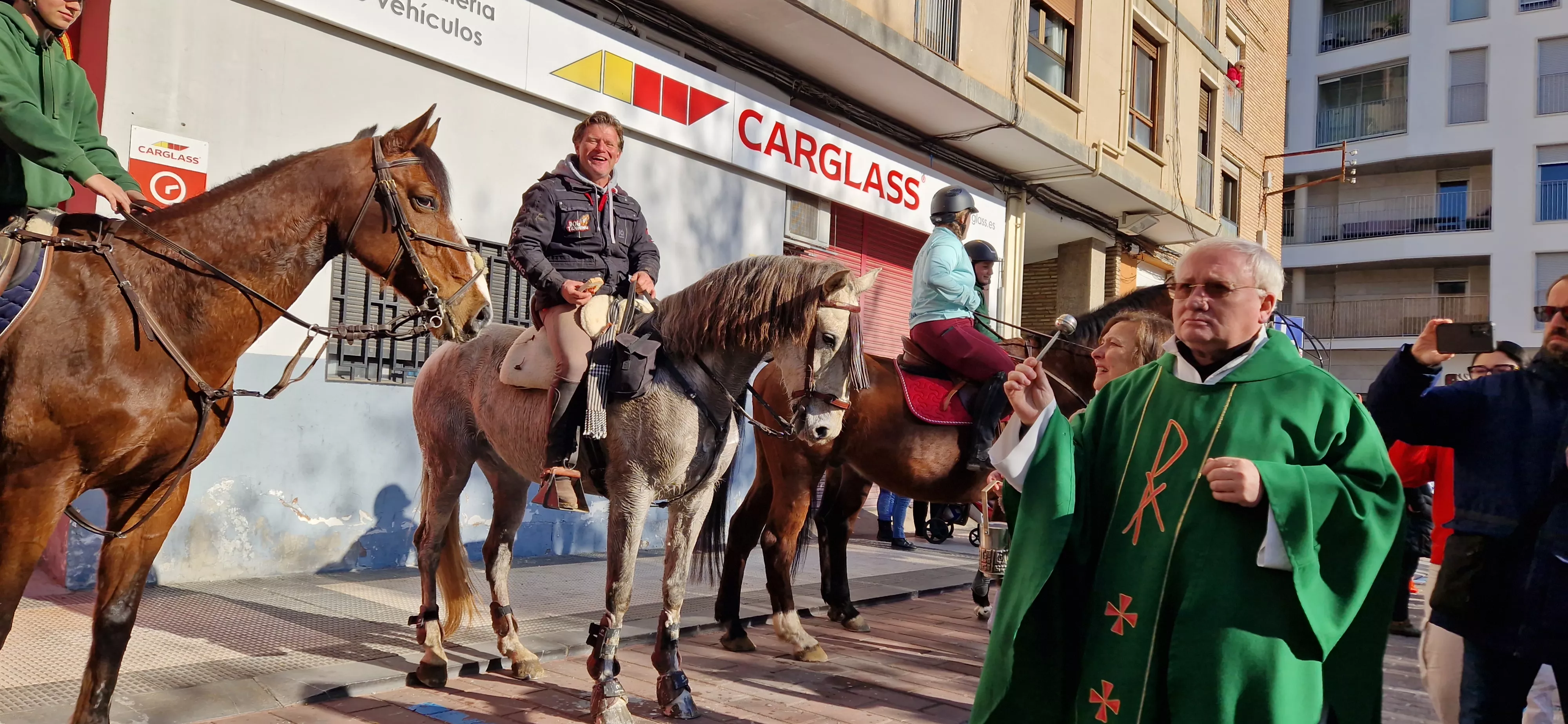 Bendición de animales por San Antón. Foto Myriam Martínez 