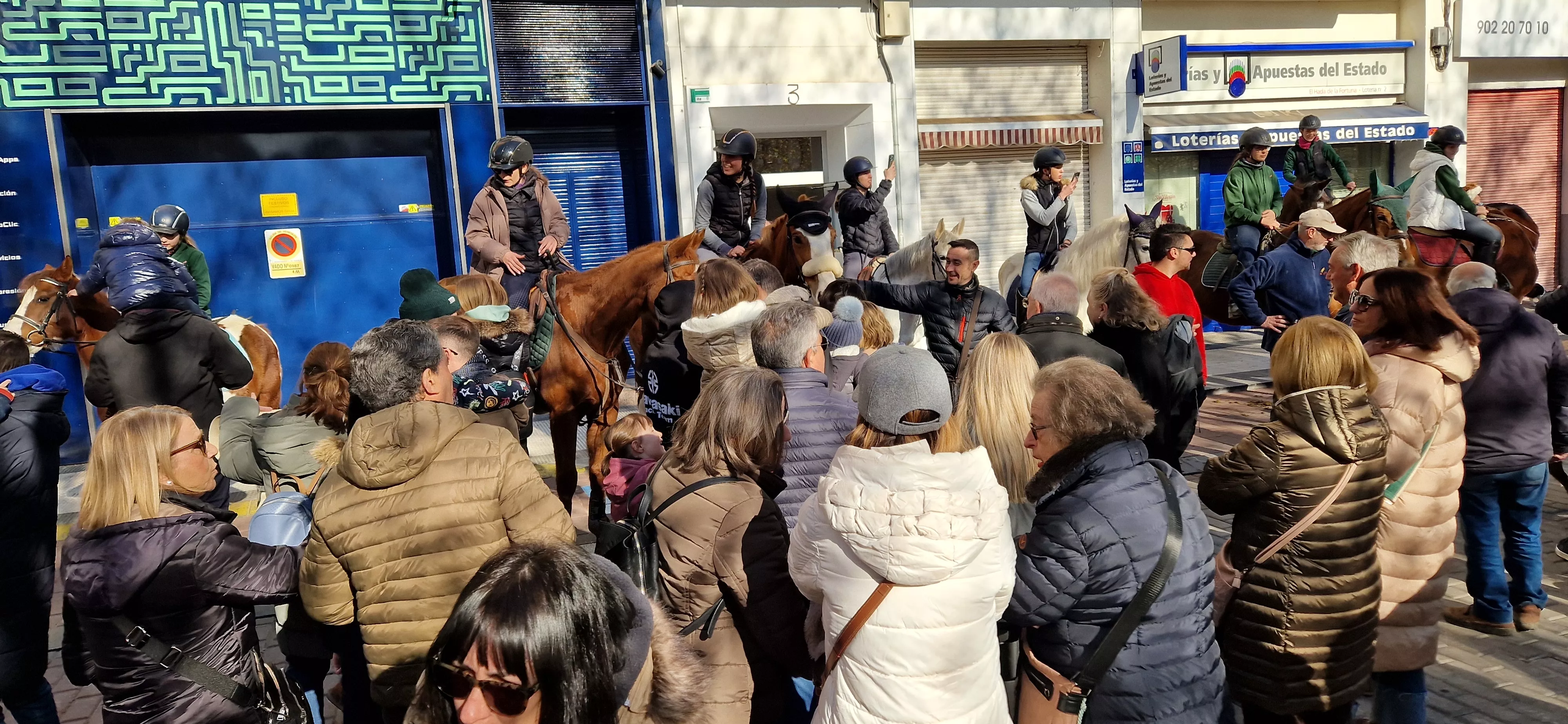Bendición de animales por San Antón. Foto Myriam Martínez 