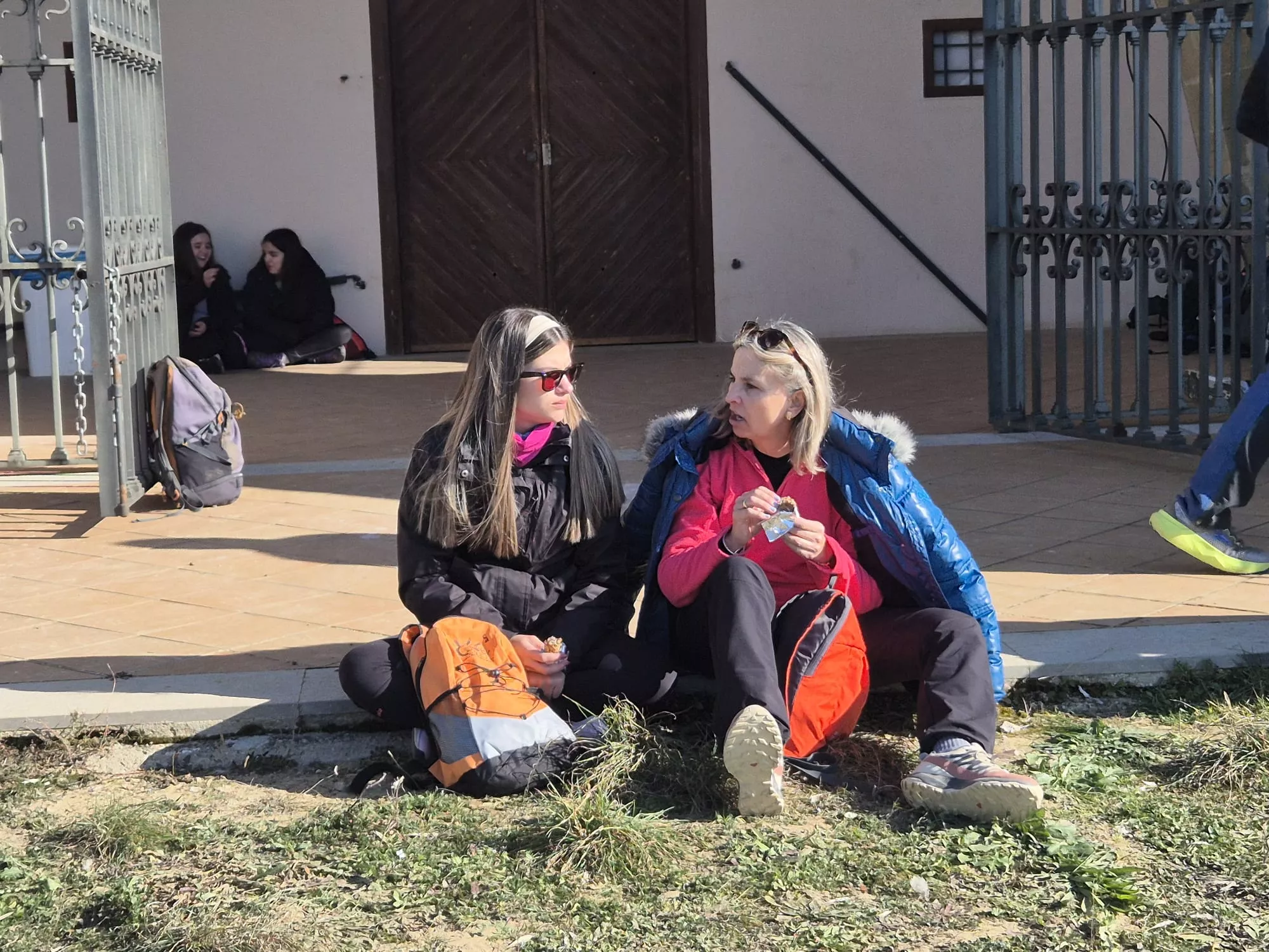 Participantes en el primer entreno para la Javierada. Foto Juanlu Herrero