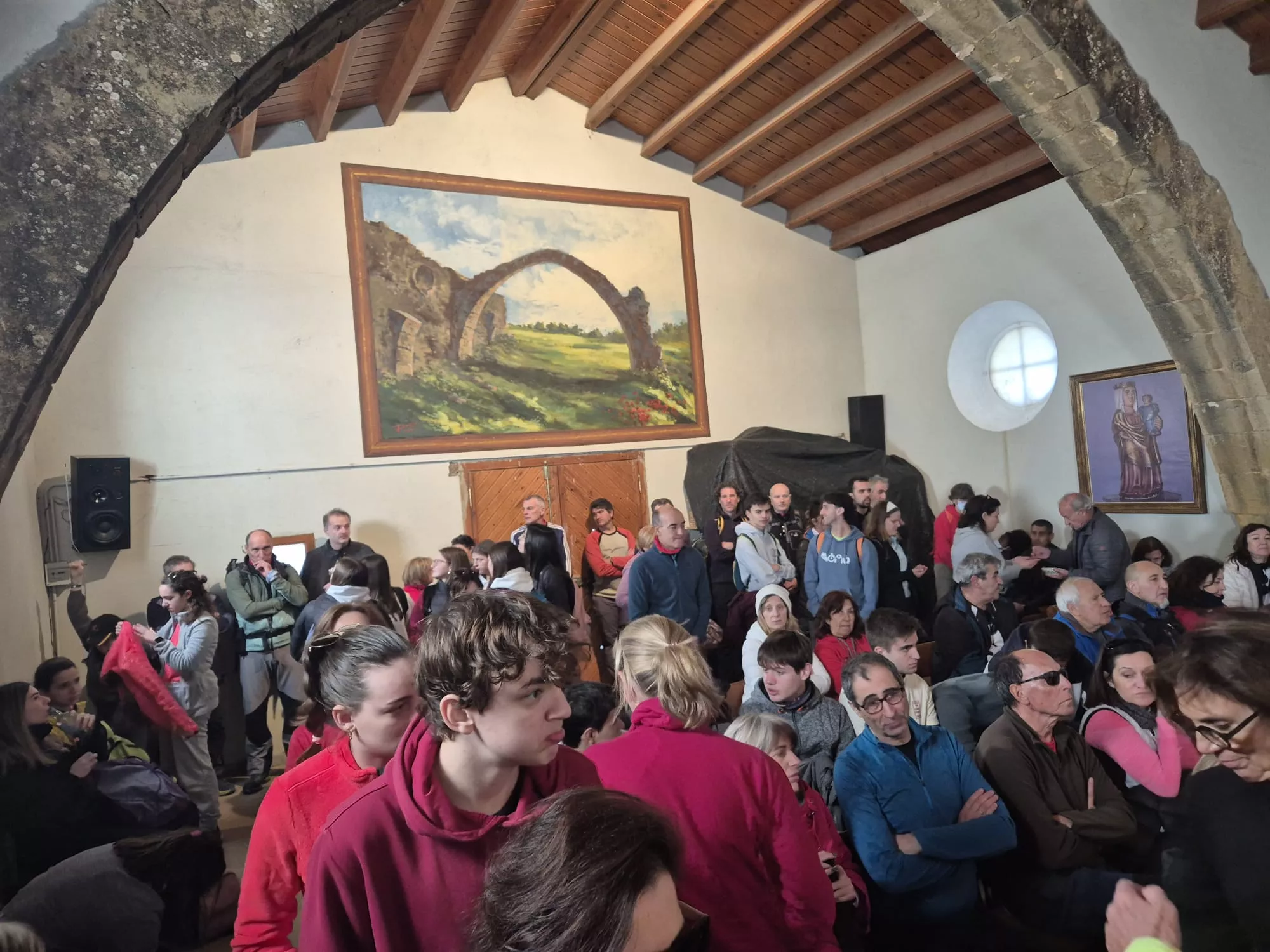 Participantes en el primer entreno para la Javierada. Foto Juanlu Herrero
