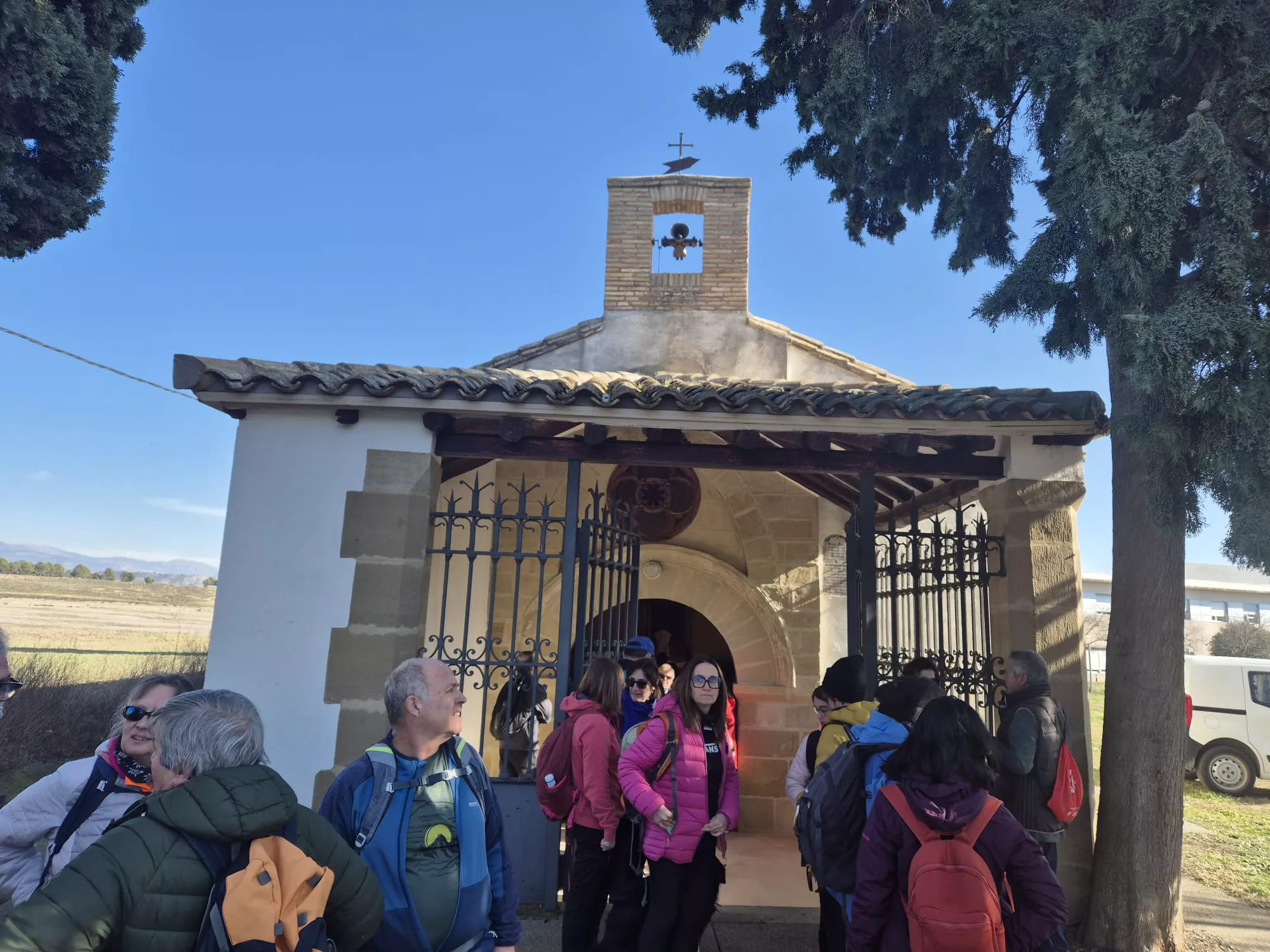 Participantes en el primer entreno para la Javierada. Foto Juanlu Herrero