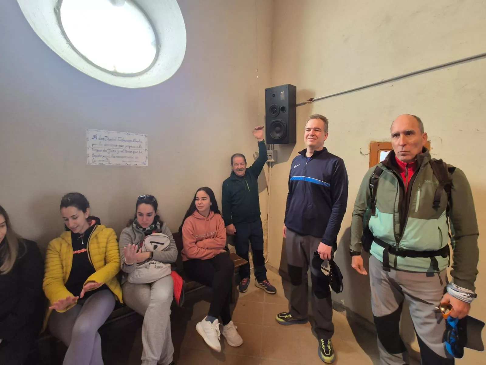 Participantes en el primer entreno para la Javierada. Foto Juanlu Herrero