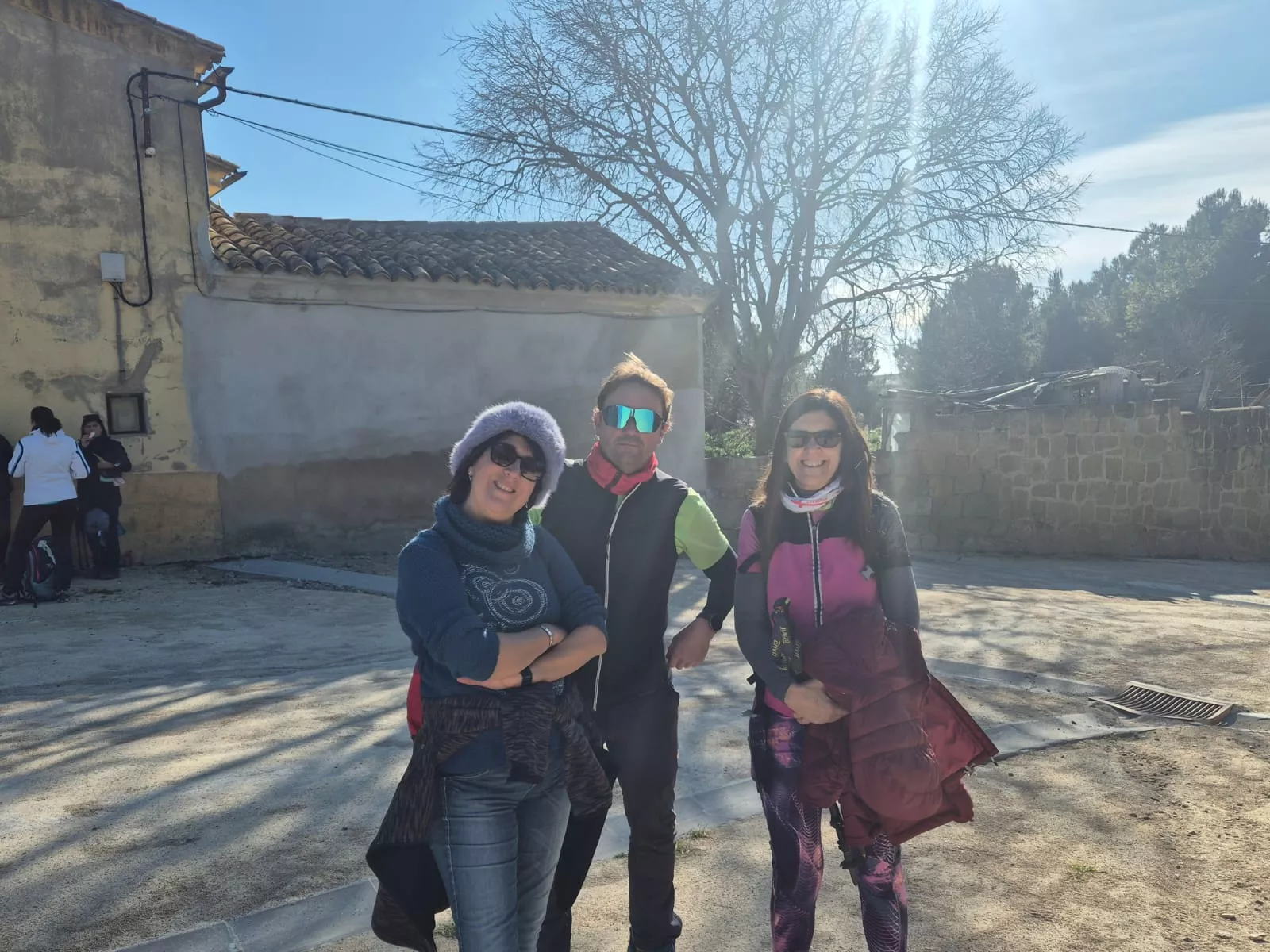Participantes en el primer entreno para la Javierada. Foto Juanlu Herrero