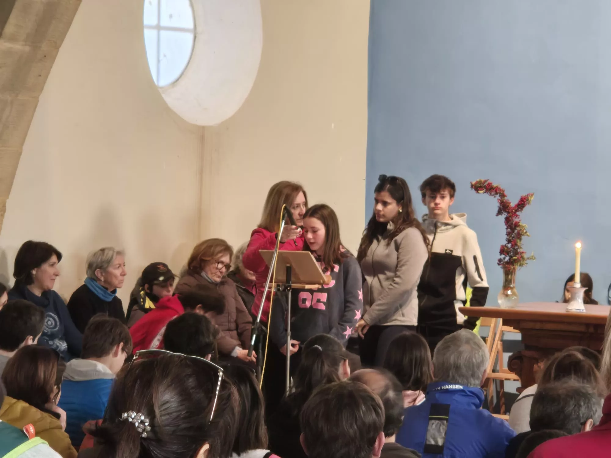 Participantes en el primer entreno para la Javierada. Foto Juanlu Herrero