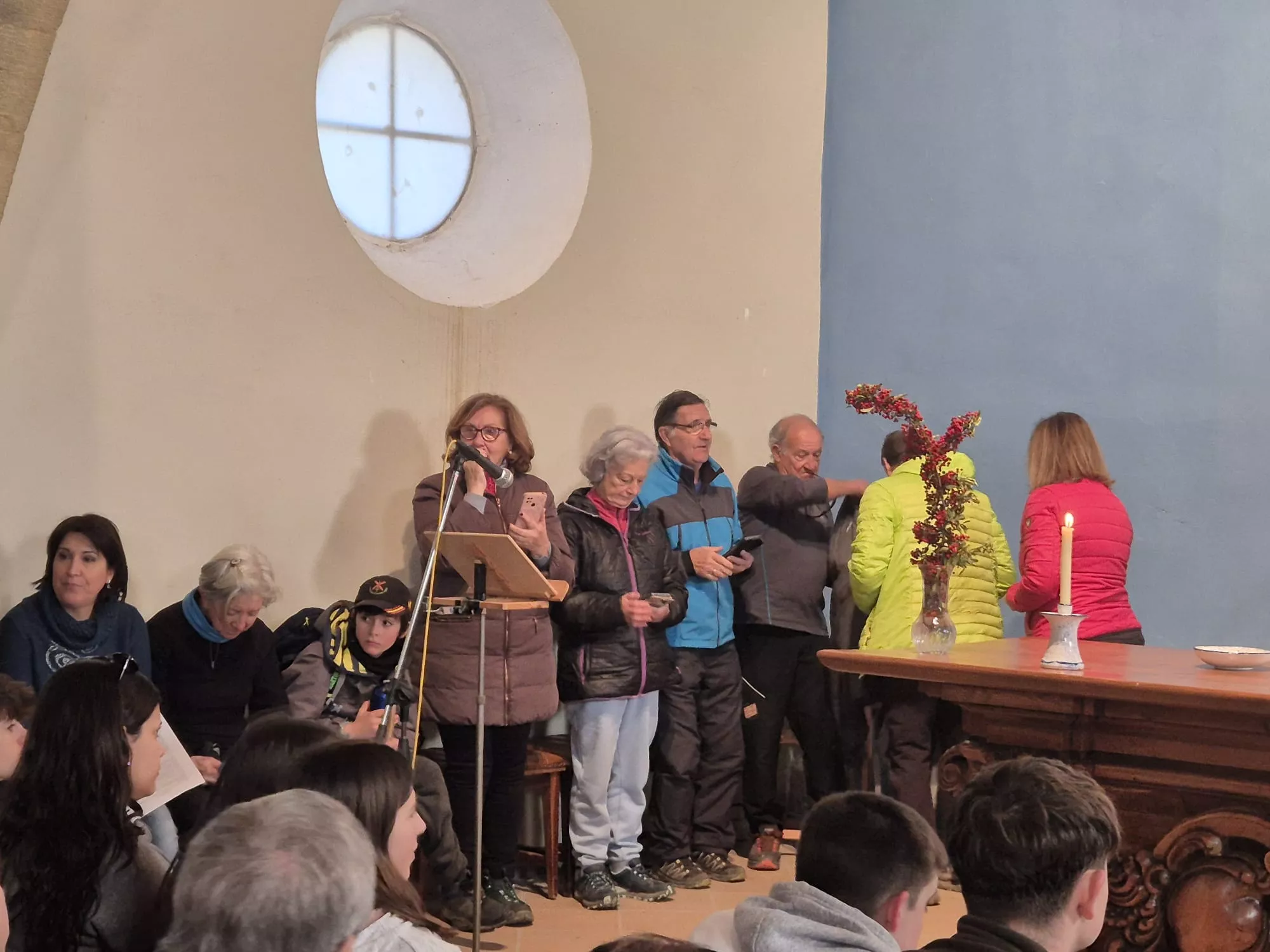 Participantes en el primer entreno para la Javierada. Foto Juanlu Herrero