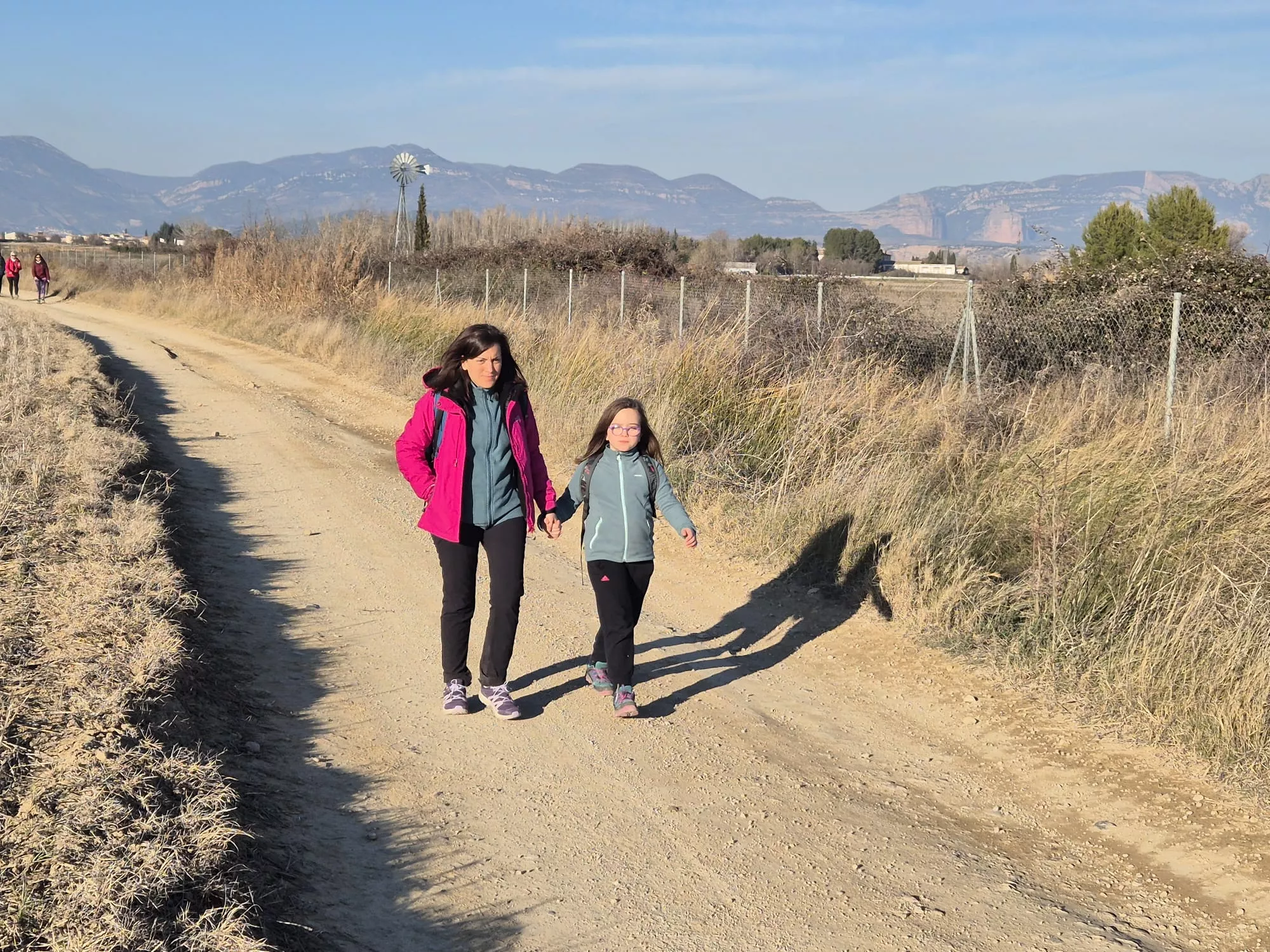 Participantes en el primer entreno para la Javierada. Foto Juanlu Herrero